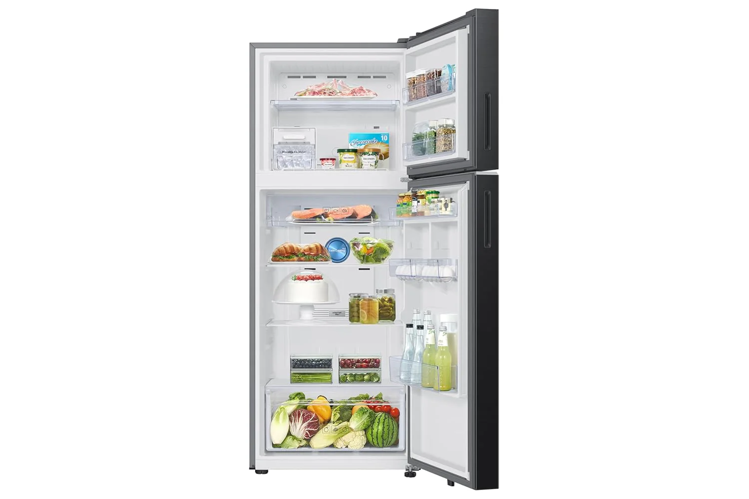 Samsung 419 L, 3 Star, Convertible 5-in-1, Digital Inverter, Frost Free Double Door, Bespoke AI WiFi Enabled Refrigerator (RT45DG6A4DBXHL, Luxe Black) - Image 6