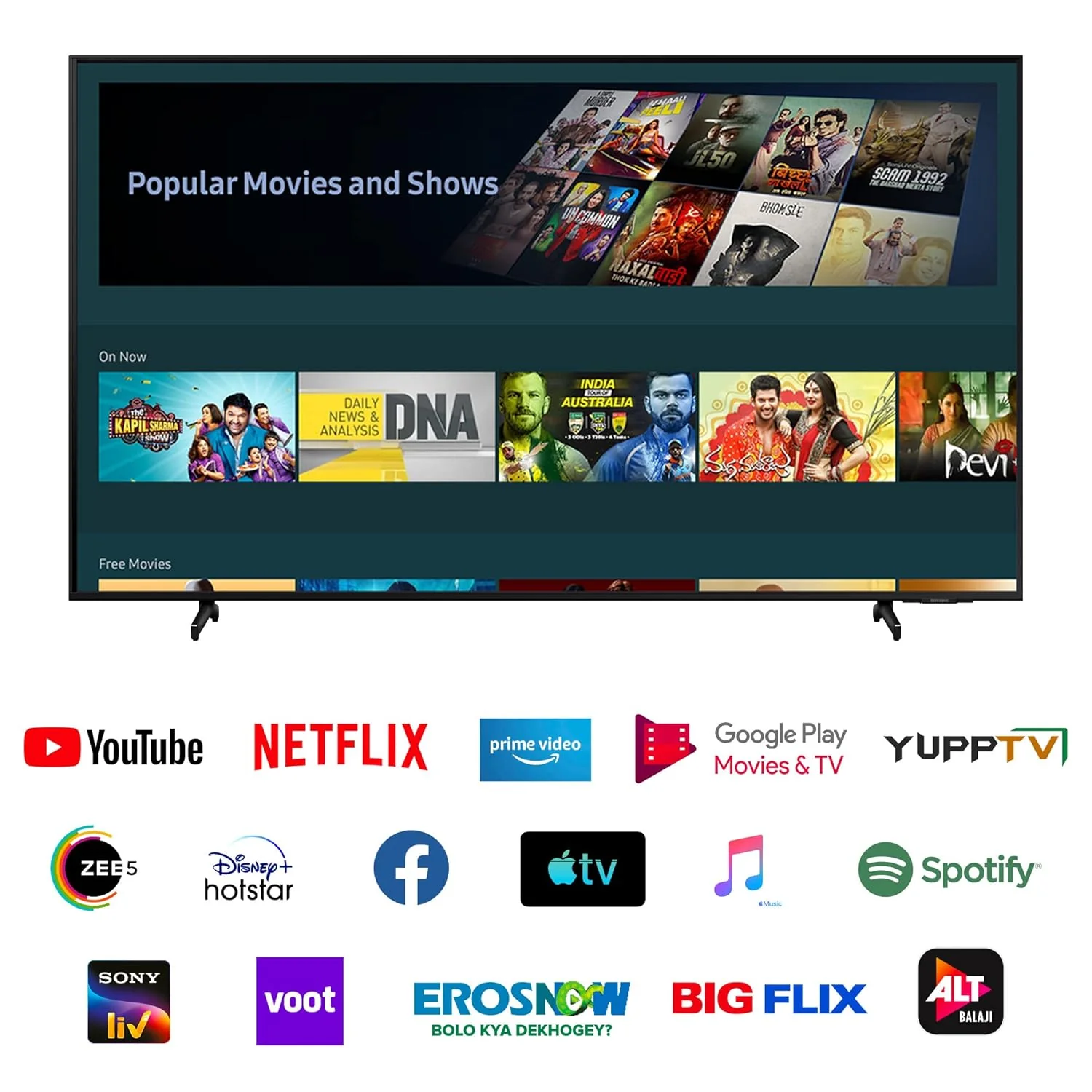Samsung 43 Inch Crystal UHD 4K Smart TV 43BU8000, HDR10+ (Open box / Without box) - Image 2