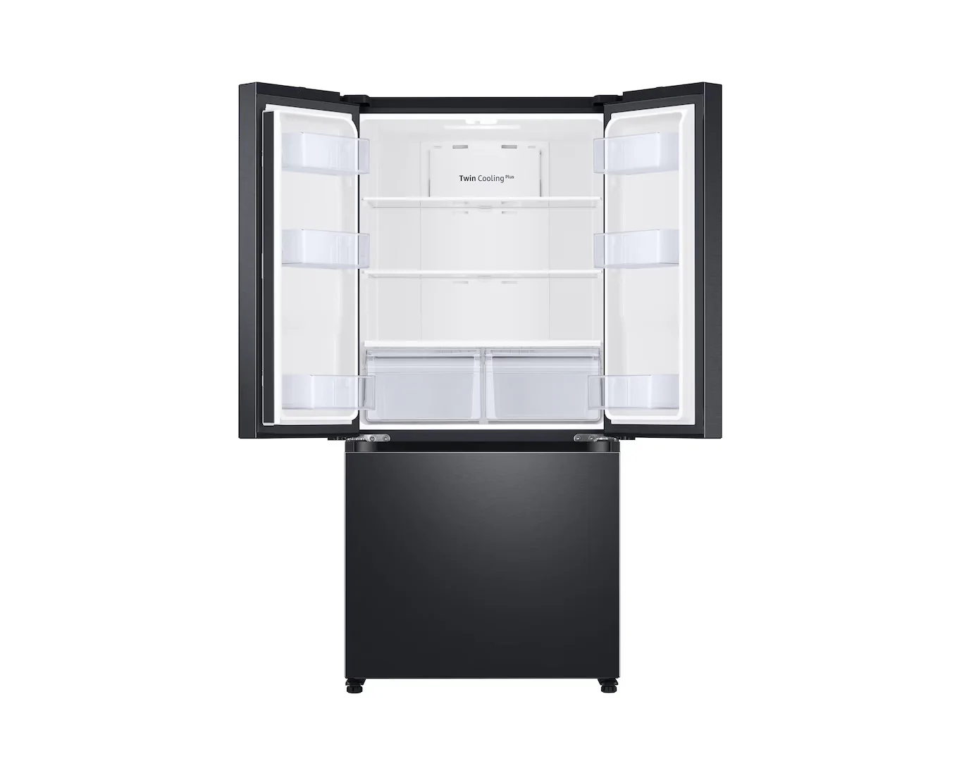 Samsung 550 L, Convertible, Digital Inverter, Frost Free French Door Refrigerator (RF57A5032B1/TL, Silver, Black Matt (Doi)) - Image 3