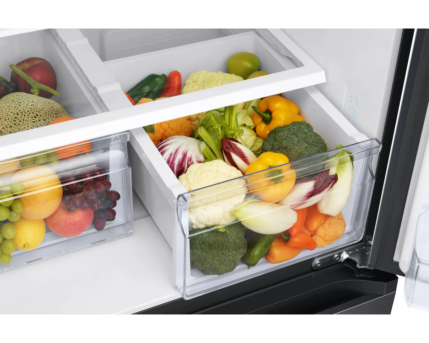 Samsung 550 L, Convertible, Digital Inverter, Frost Free French Door Refrigerator (RF57A5032B1/TL, Silver, Black Matt (Doi)) - Image 5
