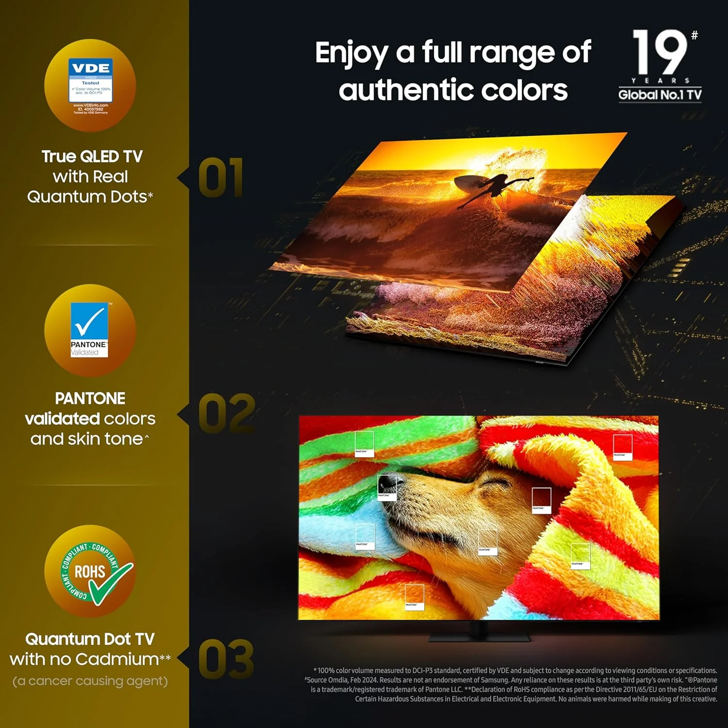 Samsung 65 Inch Vision AI QLED 4K Smart TV QA65QEF1AULXL (Open box / Without box) - Image 5