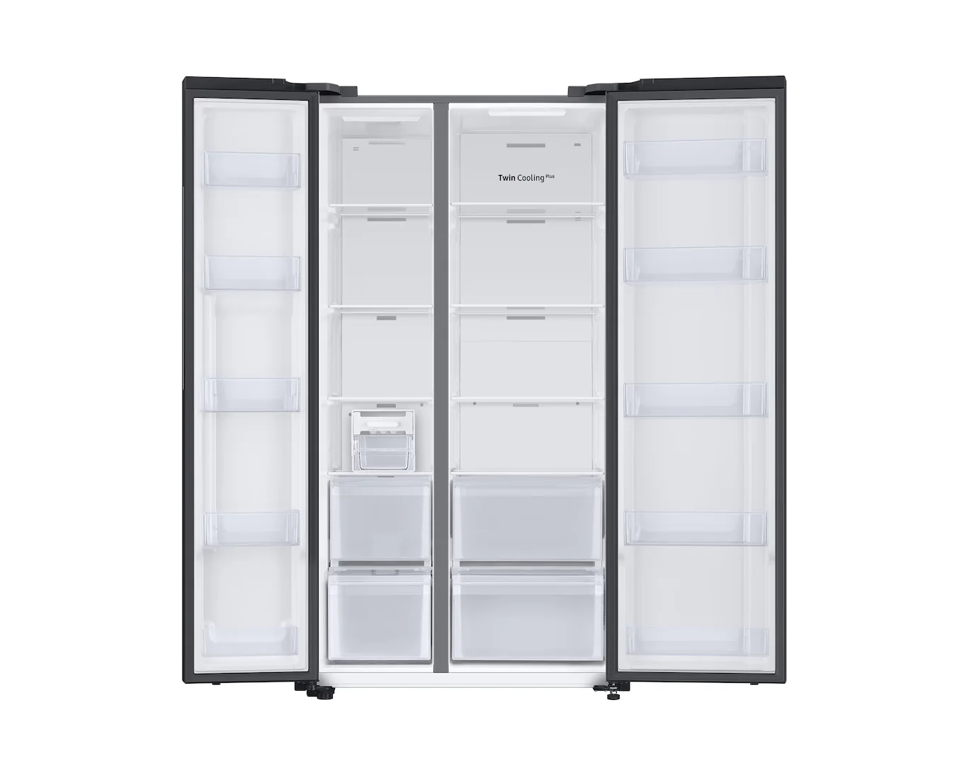 Samsung 653 L, 3 Star, Frost Free, Double Door, Convertible 5-in-1 Digital Inverter, Side By Side AI Enabled Smart Refrigerator with WiFi (RS76CG8103B1HL, Black Matte/Black DOI) - Image 4