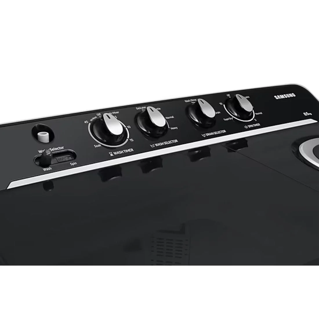 Samsung 7.5  Kg 5 Star Semi-Automatic Top Load Washing Machine Appliance (WT75B3200GG/TL,LIGHT GRAY) - Image 4