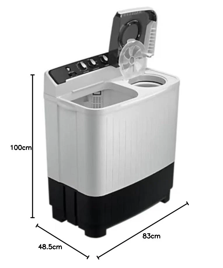 Samsung 7.5  Kg 5 Star Semi-Automatic Top Load Washing Machine Appliance (WT75B3200GG/TL,LIGHT GRAY) - Image 9
