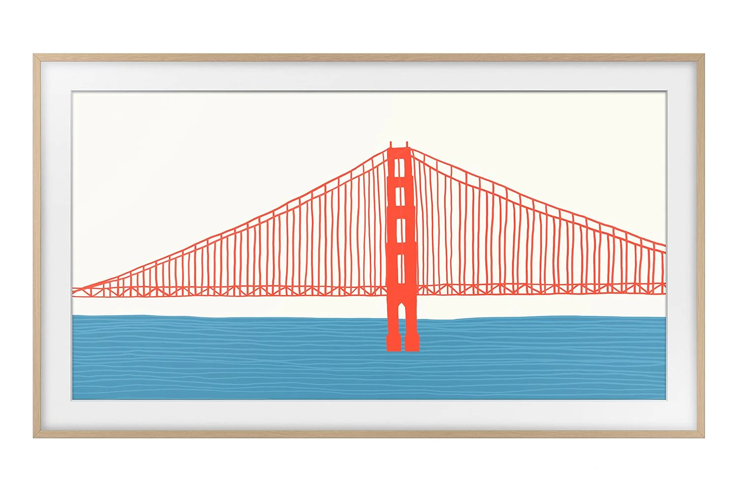 SAMSUNG 75-inch The Frame Customizable Bezel, Modern Teak (VG-SCFA75TKBXL, 2021 Model), 1 Box - Image 6
