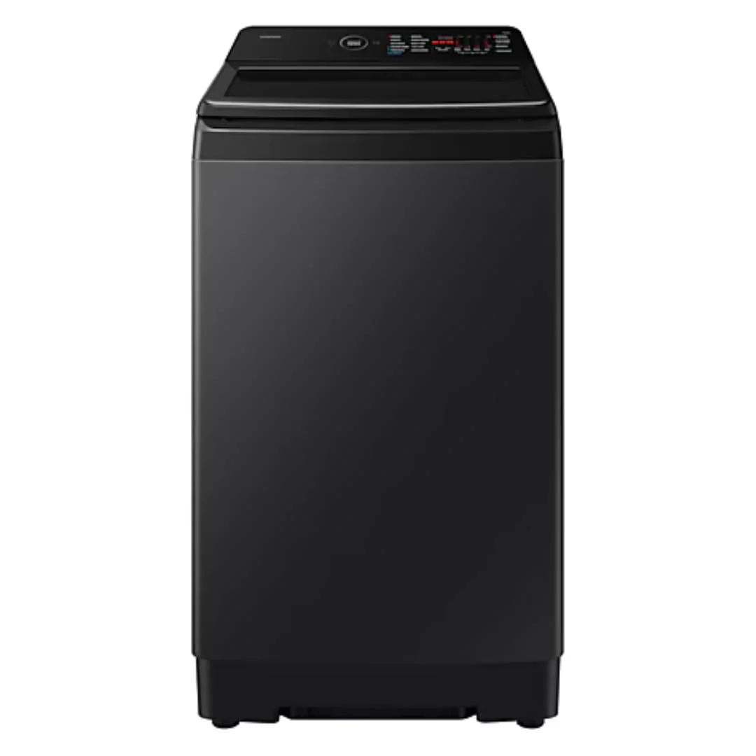 Samsung 8.0 kg 5 Star AI Control Top Load Washing Machine with Heater, Eco Bubble, Hygiene Steam, Wi-Fi Enabled (WA80F08B3B, Black Caviar)