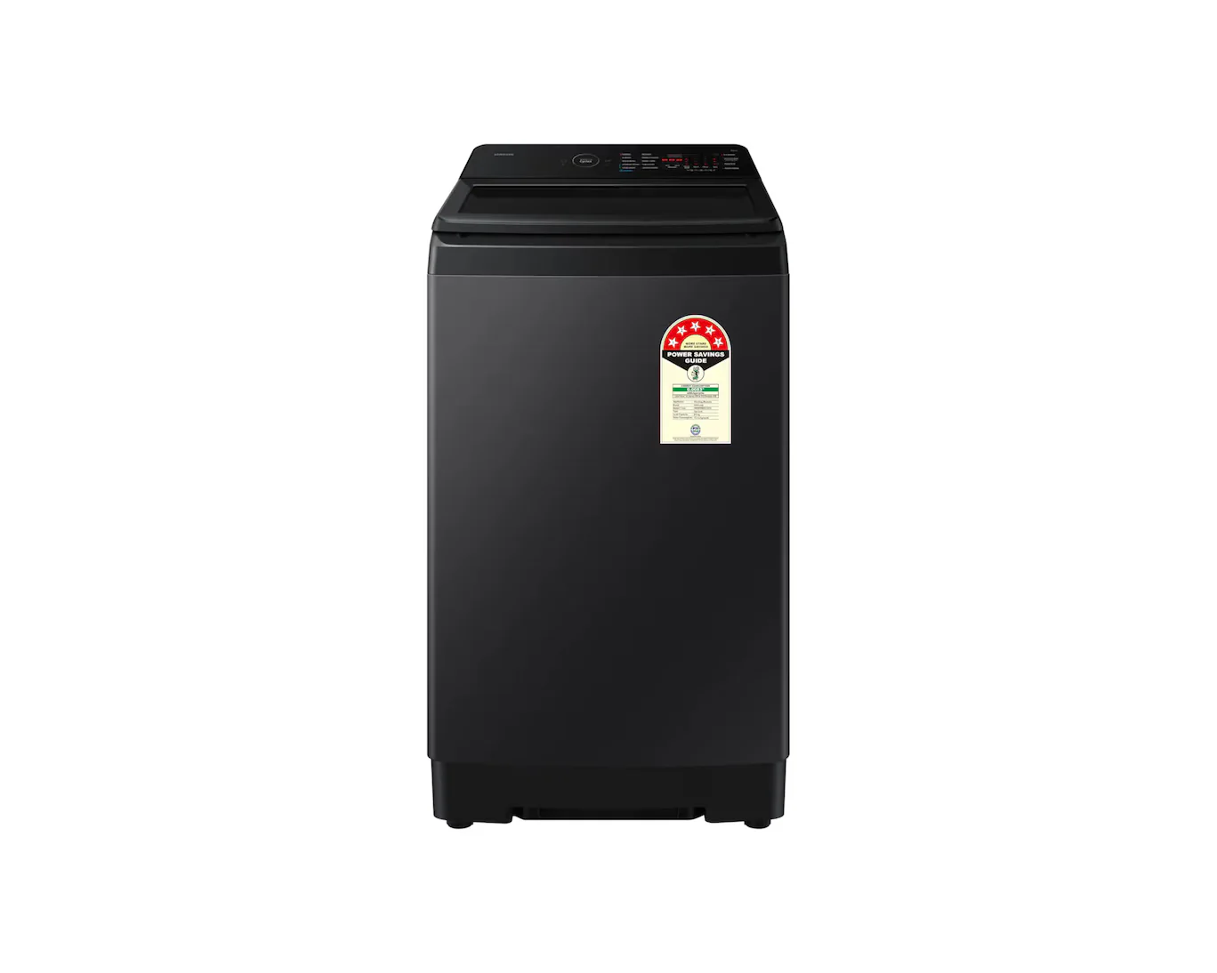 Samsung 8 Kg, 5 Star, AI Energy Mode Wash, Ecobubble, AI VRT+, Super Speed, Soft Closing Door, Wi-Fi, Digital Inverter, Fully-Automatic Top Load Washing Machine (WA80F08E2BTL, Black Caviar)