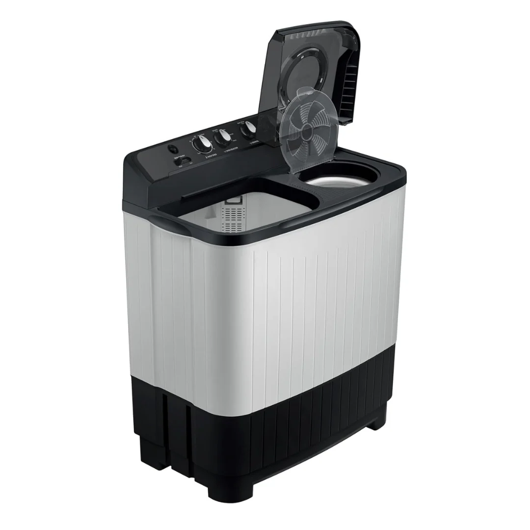 Samsung 8 kg, 5 star, Semi-Automatic Top Load Washing Machine (WT80C4200GG/TL, Air Turbo Drying, Light Gray,) - Image 2