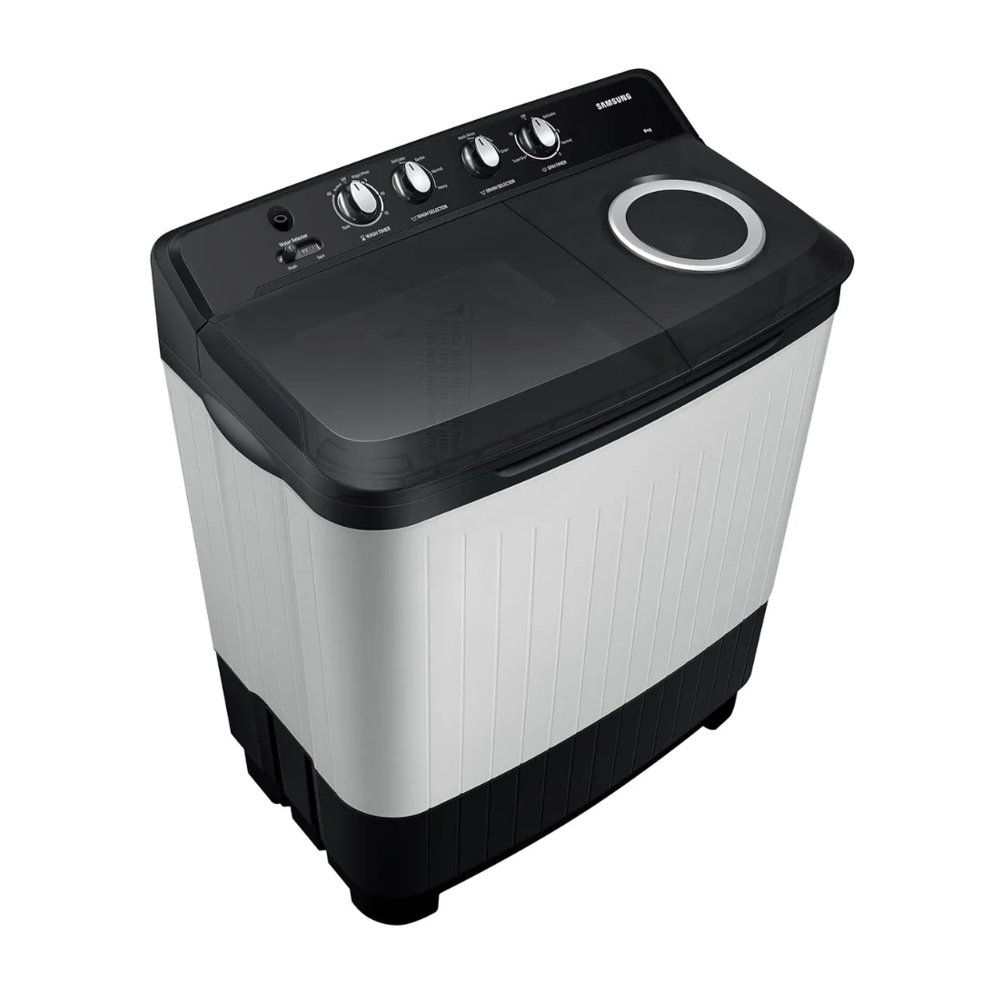 Samsung 8 kg, 5 star, Semi-Automatic Top Load Washing Machine (WT80C4200GG/TL, Air Turbo Drying, Light Gray,) - Image 9