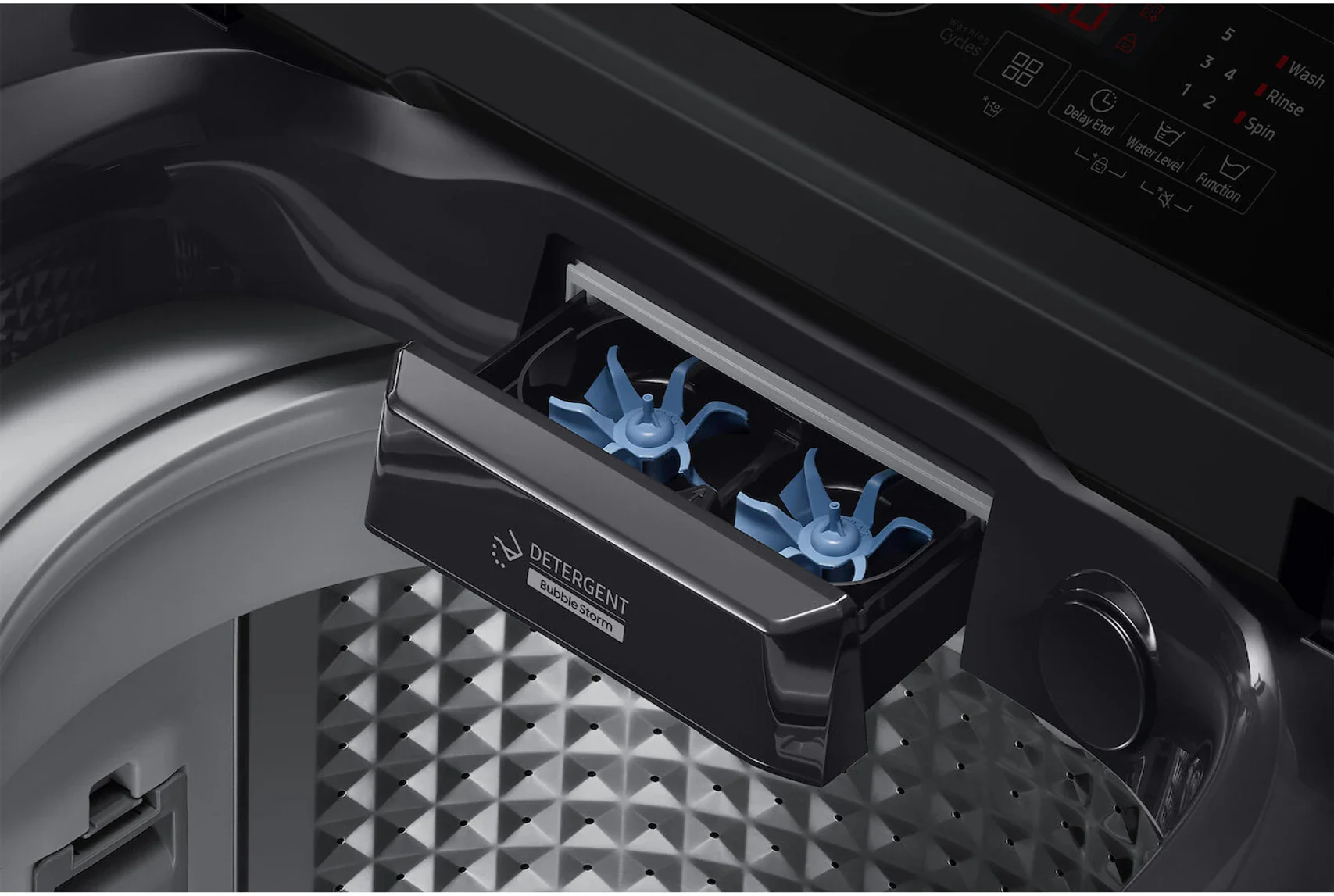 Samsung 8 kg Fully Automatic Top Load Washing Machine | Black | Powerful Wash Performance | Smart Features | WA40F08D1C - Image 6