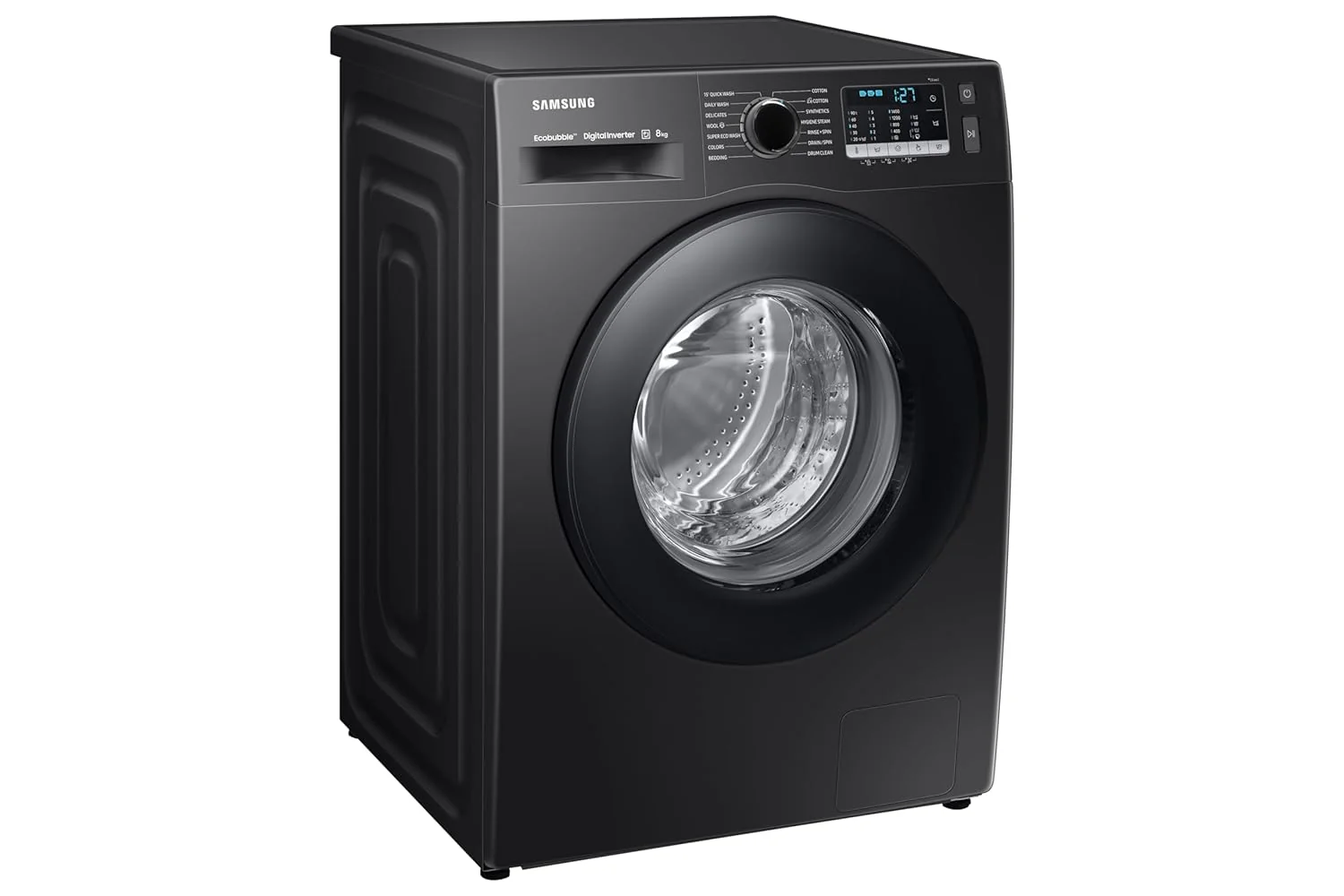 Samsung 8 kg, Hygiene Steam with Inbuilt Heater, Digital Inverter, Fully-Automatic Front Load Washing Machine (WW80TA046AB1TL, Black) - Image 10