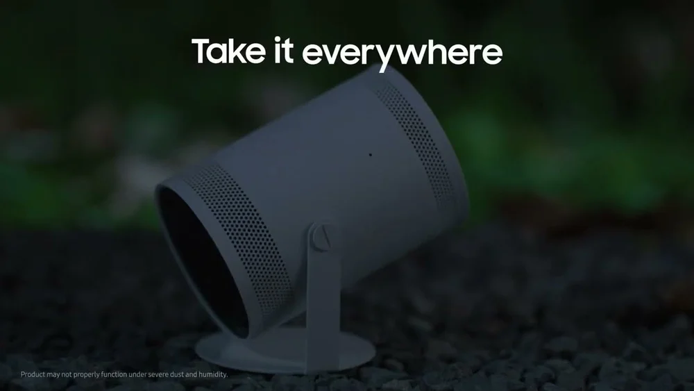 Samsung Freestyle Projector β Full HD, Smart, Portable SP-LFF3CAXXXL (Open box / Without box) - Image 2