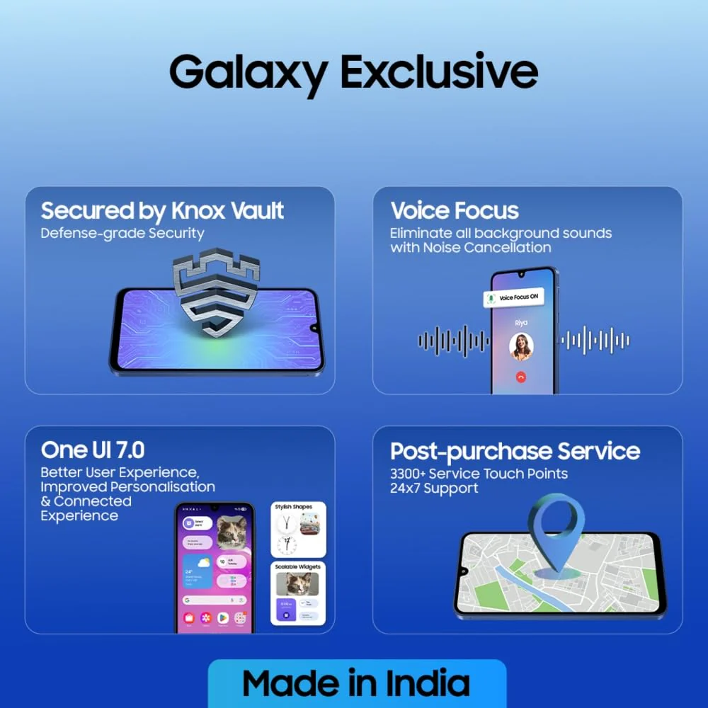 Samsung Galaxy A17 5G (Gray, 8GB RAM, 256GB Storage) | with Travel Adapter | 50 MP No Shake Camera | Gemini Live | Circle to Search | Super AMOLED | Corning Gorilla Glass Victus | 7.5mm Sleek | AI - Image 4