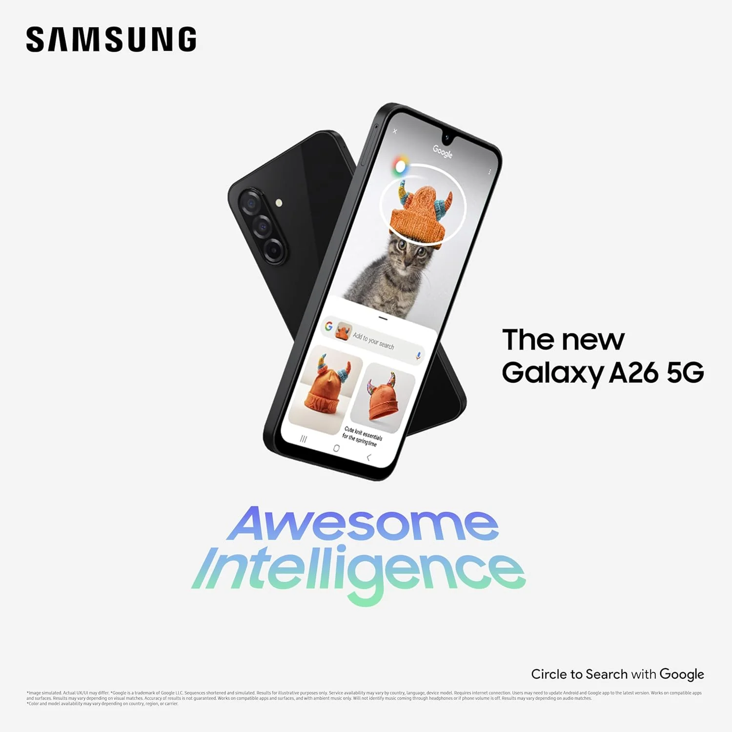 Samsung Galaxy A26 5G (Awesome Mint, 8GB, 128GB) | Awesome Intelligence (AI) | Circle to Search | Gemini Live | FHD+ sAMOLED Display | 50MP OIS Camera | IP67 Rated - Image 7