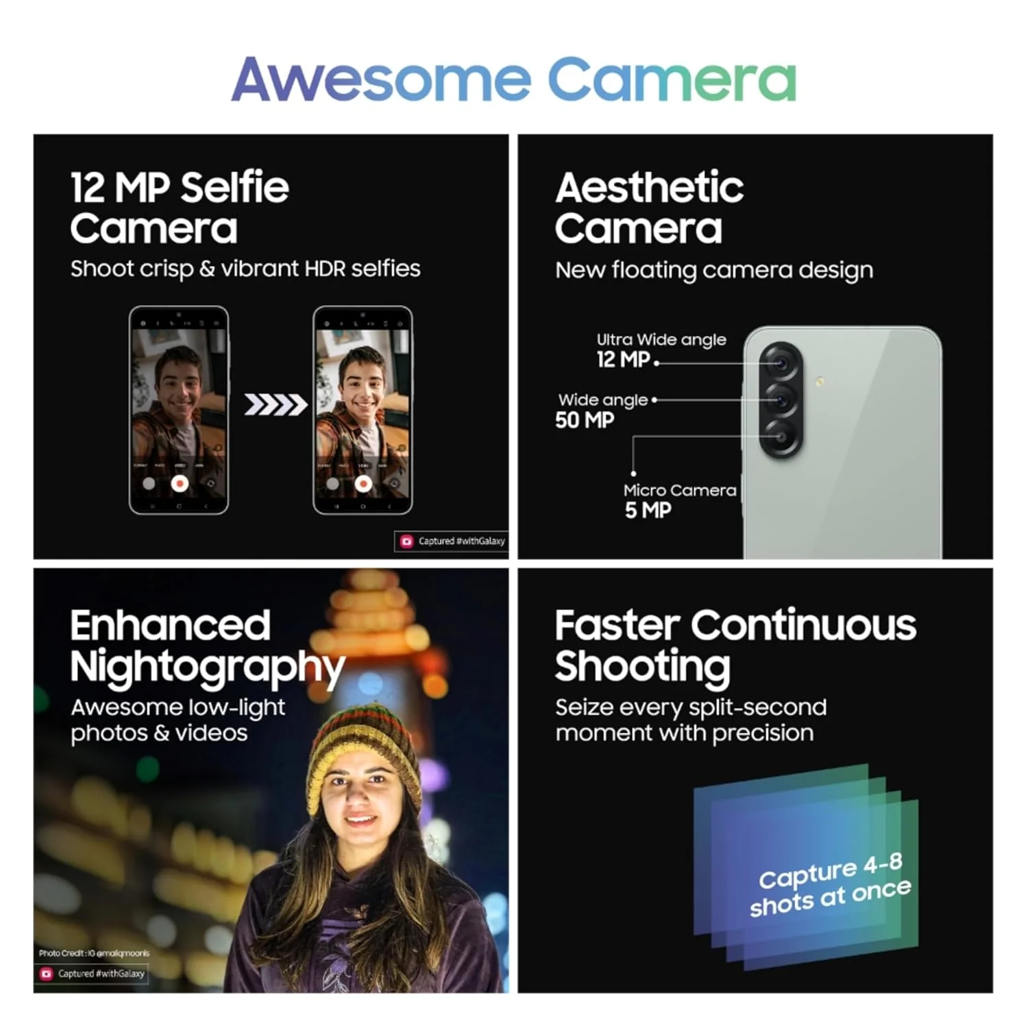 Samsung Galaxy A56 5G (Awesome Olive, 12GB, 256GB) | Metal Frame | Gemini Live | Awesome Intelligence (AI): Circle to Search, Instant Slo-Mo, Auto-Trim, Object Eraser | Flagship Grade Camera - Image 2