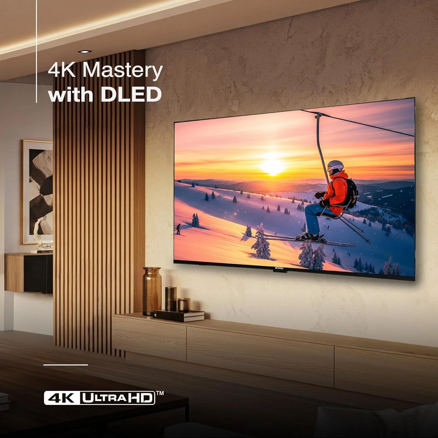 SANSUI 2025 New Launch 109 cm (43) | Full HD Smart Google TV 5.0 (Android 14) | Bezel Less Design | A+ Display | MEMC| HSR 120Hz| HDR10 &amp; HLG LED TV (JSW43UG23) - Image 2