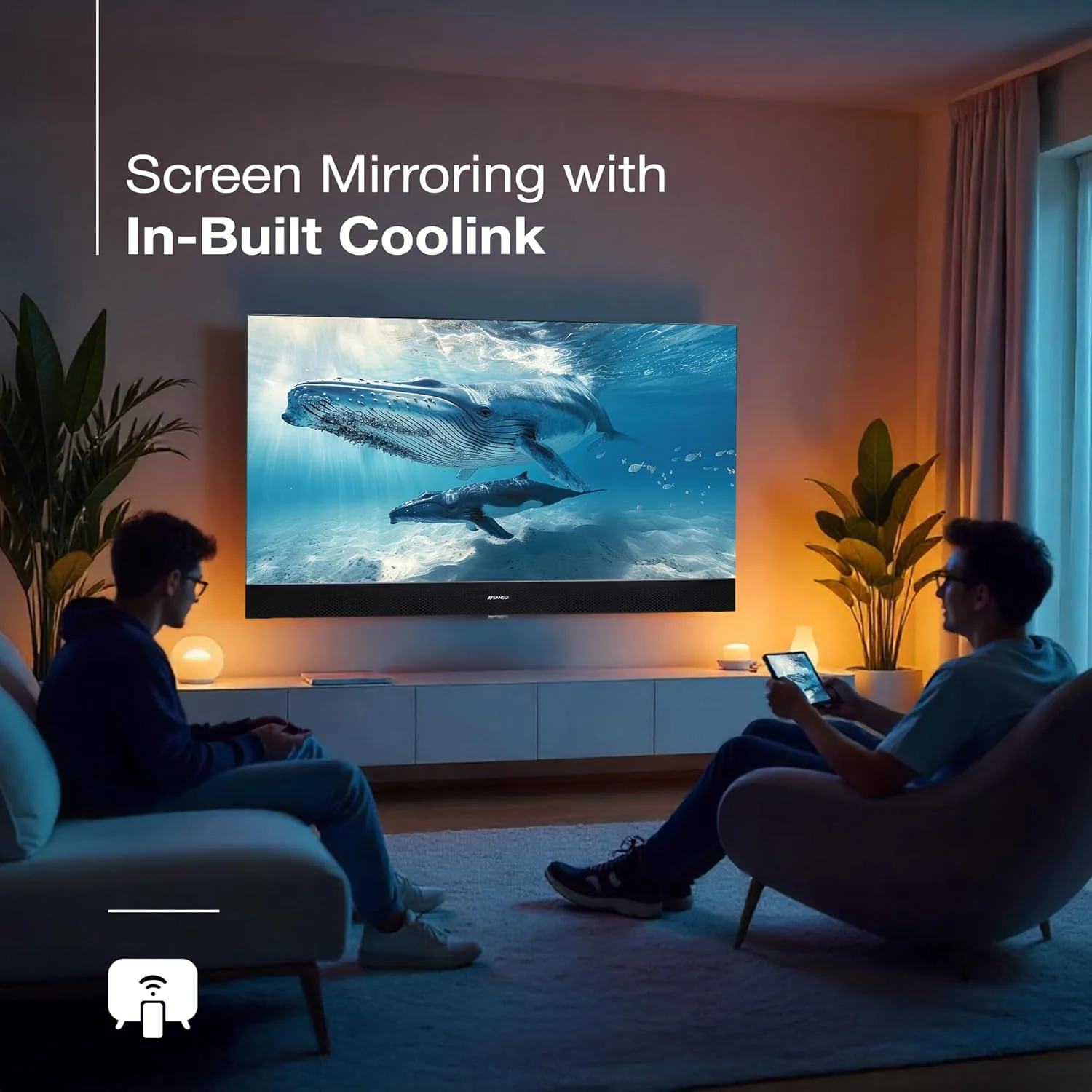 SANSUI 2025 New Launch 80 cm (32) | QLED HD Smart Coolita 3.0 with in Built Sound Bar| Dolby Audio | Surround Sound | 60Hz Refresh Rate| A+ Panel LED TV (JSS32CSQLED) - Image 6