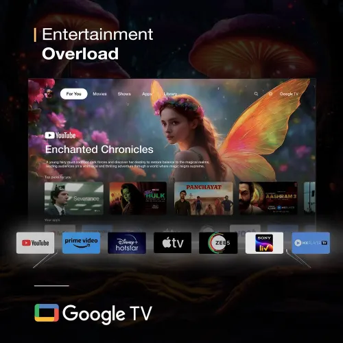 Sansui 80 cm (32 Inch) HD LED Google TV - HDR 10/HLG, Google Voice Assistant, Dolby Audio, JSWG32GSHD - Image 2
