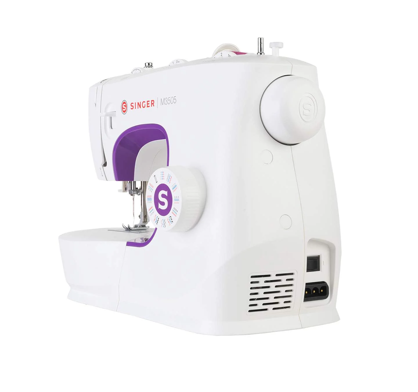 Singer M3505 Motorised Automatic Zig-Zag Electric Sewing Machine 32 Decorative Stiches, White - Image 6