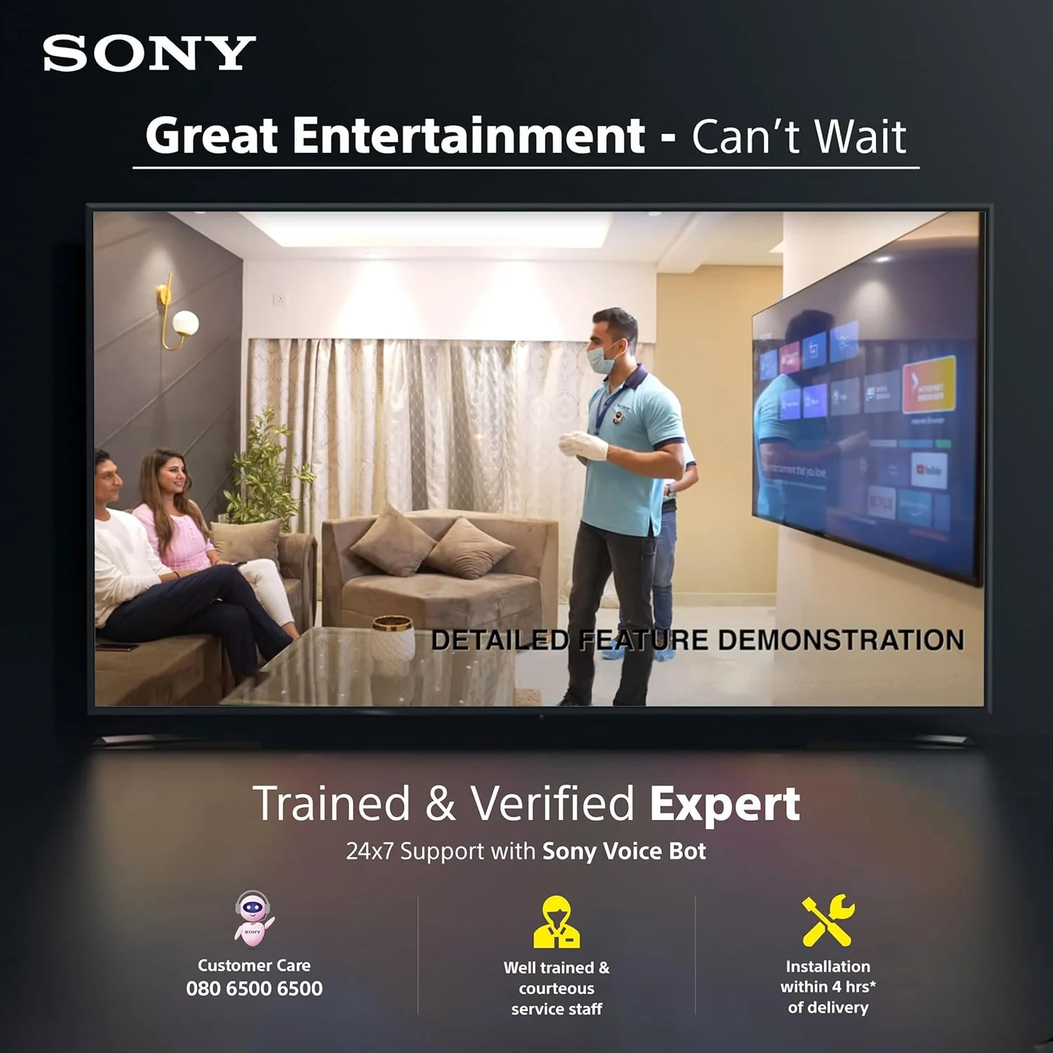 Sony 139 cm (55 inches) BRAVIA 2M2 Series 4K Ultra HD Smart LED Google TV K-55S25M2 - Image 10