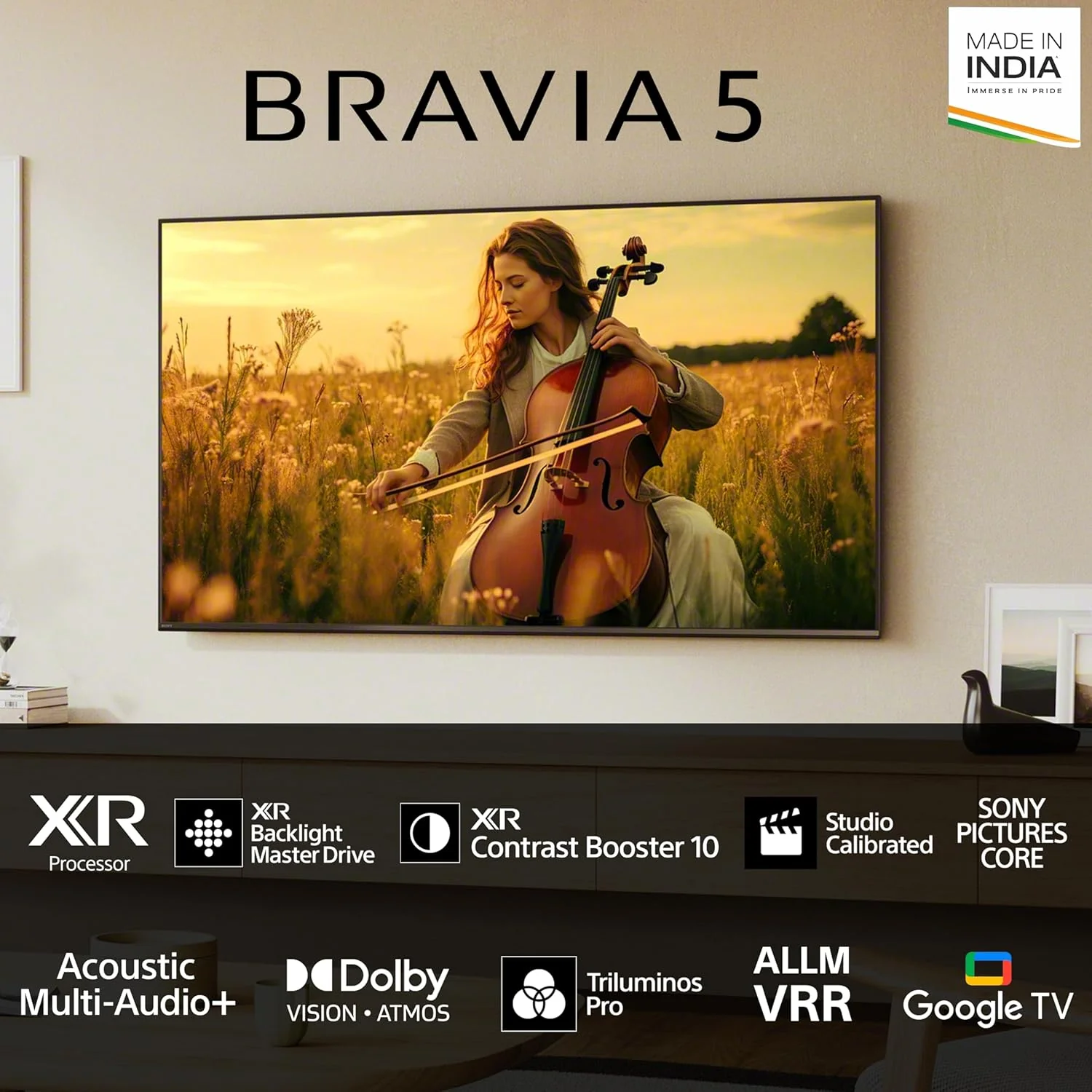 Sony 139 cm (55 inches) BRAVIA 5 Series 4K Ultra HD Smart Mini LED Google TV K-55XR55A - Image 10