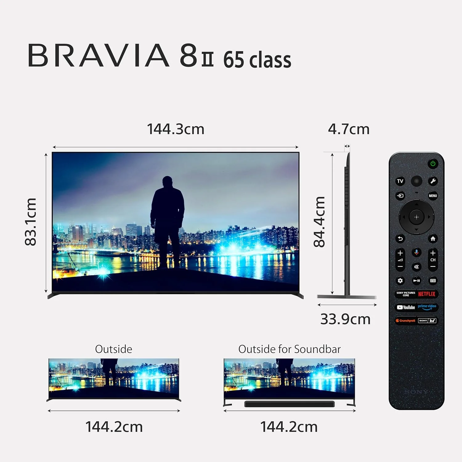 Sony 164 cm (65 inches) BRAVIA 8M2 Series 4K Ultra HD Smart OLED Google TV K-65XR80M2 - Image 5