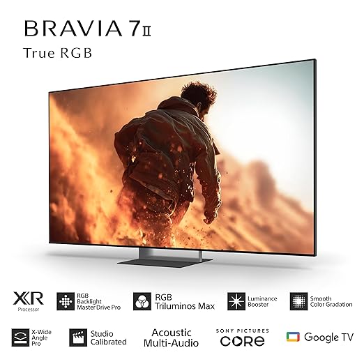 Sony BRAVIA 7  55 Inch 4K Ultra HD Google TV K-55XR70M2, True RGB LED, XR Processor, 120Hz - Image 2