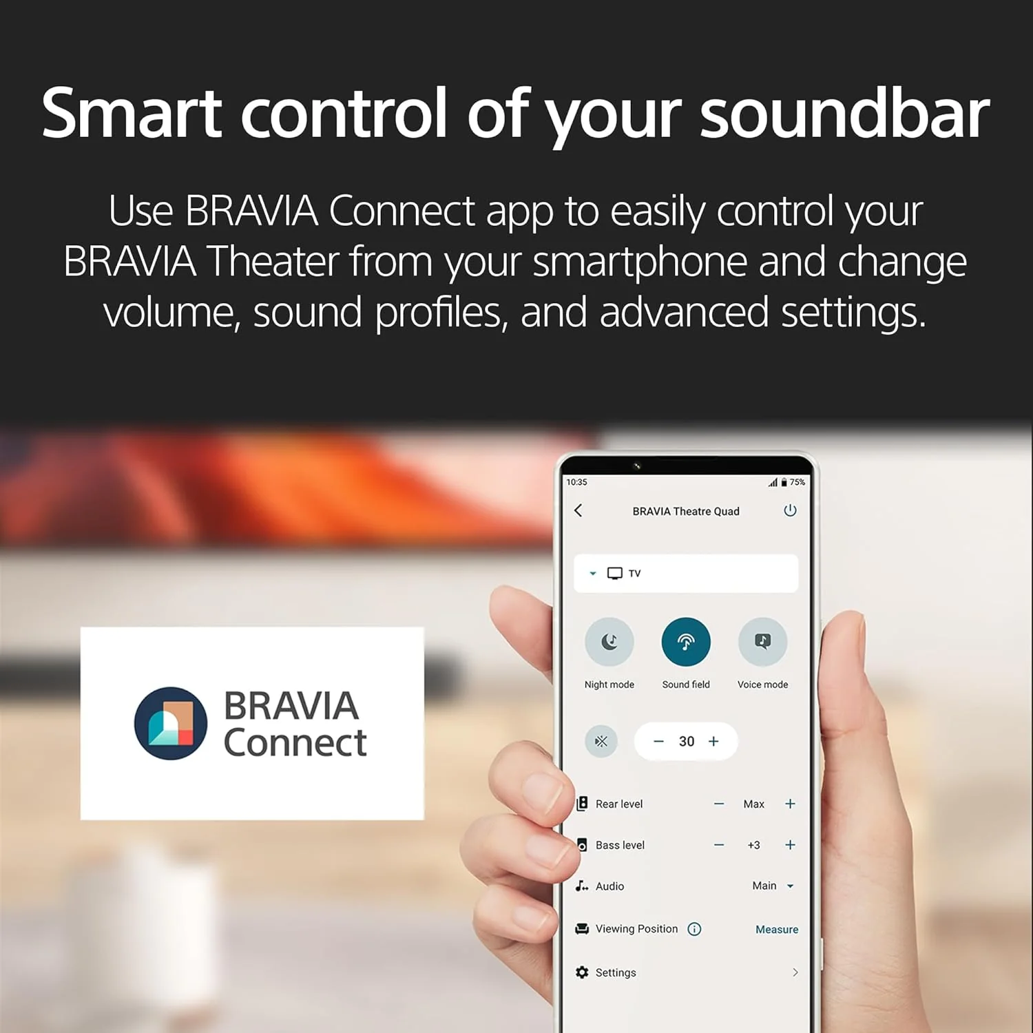 Sony Bravia Theatre Bar 6(HT-B600) 5.1(3.1.2) Channel Dolby Atmos/DTS:X Soundbar with Powerful Wireless subwoofer,2-Upfiring Speaker,Voice Zoom3,BCA App, Bluetooth,HDMI eARC,Remote Control - Image 15