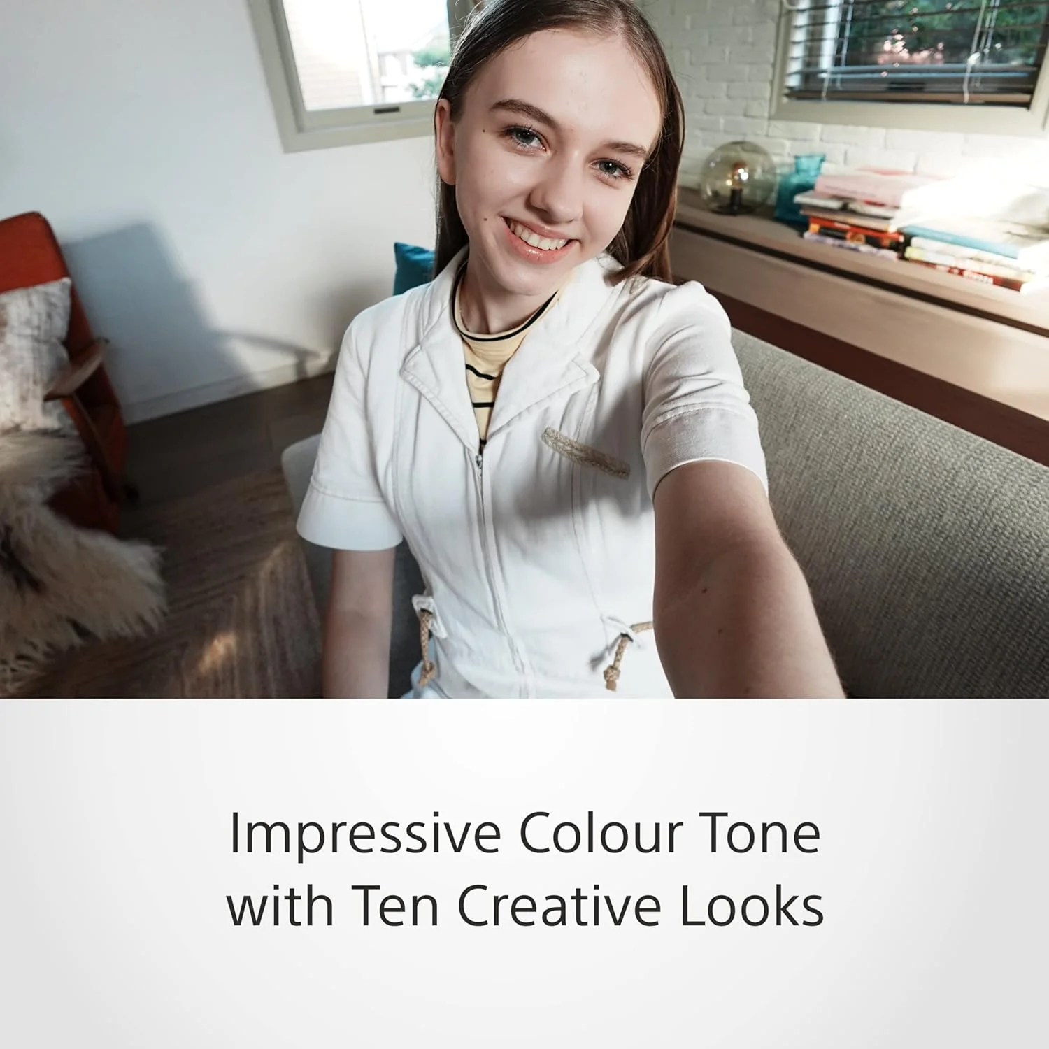 Sony Digital Camera ZV-1F for Content Creators with Ultra-Wide 20mm Prime Lens | Soft Skin Feature | Bokeh | Creative Look | Active Mode Stabilisation -Black - Image 9