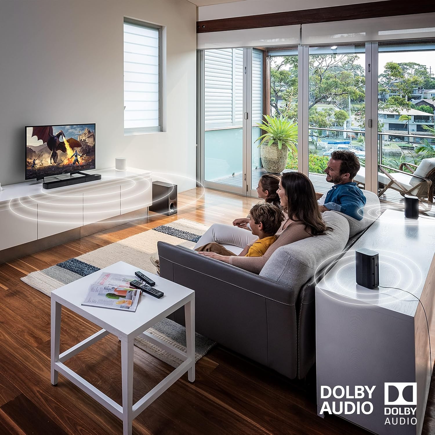 Sony HT-S20R Real 5.1ch Dolby Digital Soundbar for TV with subwoofer and Compact Rear Speakers, 5.1ch Home Theatre System (400W,Bluetooth &amp; USB Connectivity, HDMI &amp; Optical connectivity) (Open Box / Without Box) - Image 11