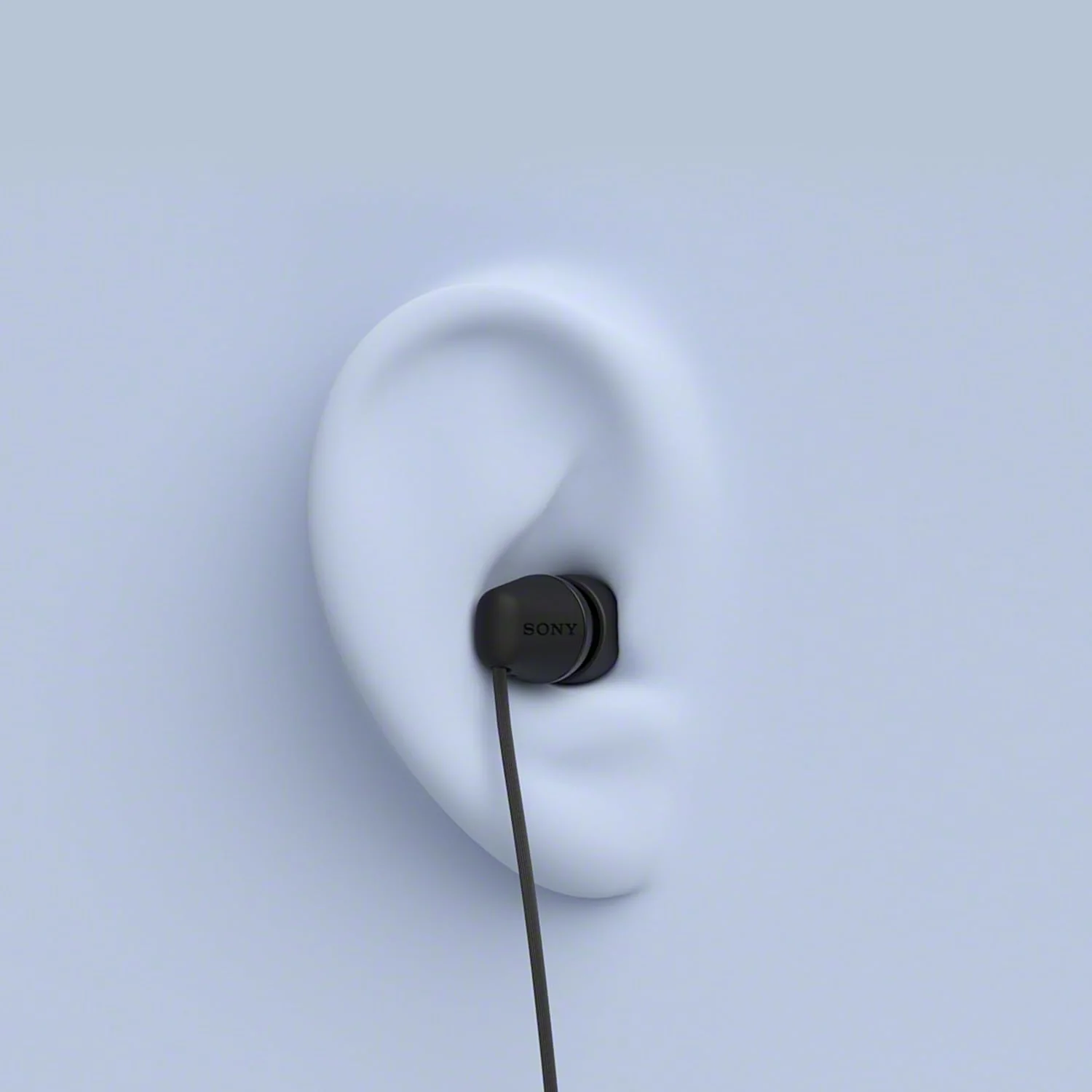 Sony IER-EX15C Wired in Ear Type C Headphones, in-Line Remote for Volume &amp; Mute Function with Mic, Tangle Free Serration Wire, Compatible with USB-C Devices, High Sound Quality (Black) - Image 3