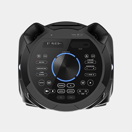 SONY MHC-V73D Wireless Bluetooth Party Speaker (Black) (Open Box / Without Box) - Image 4