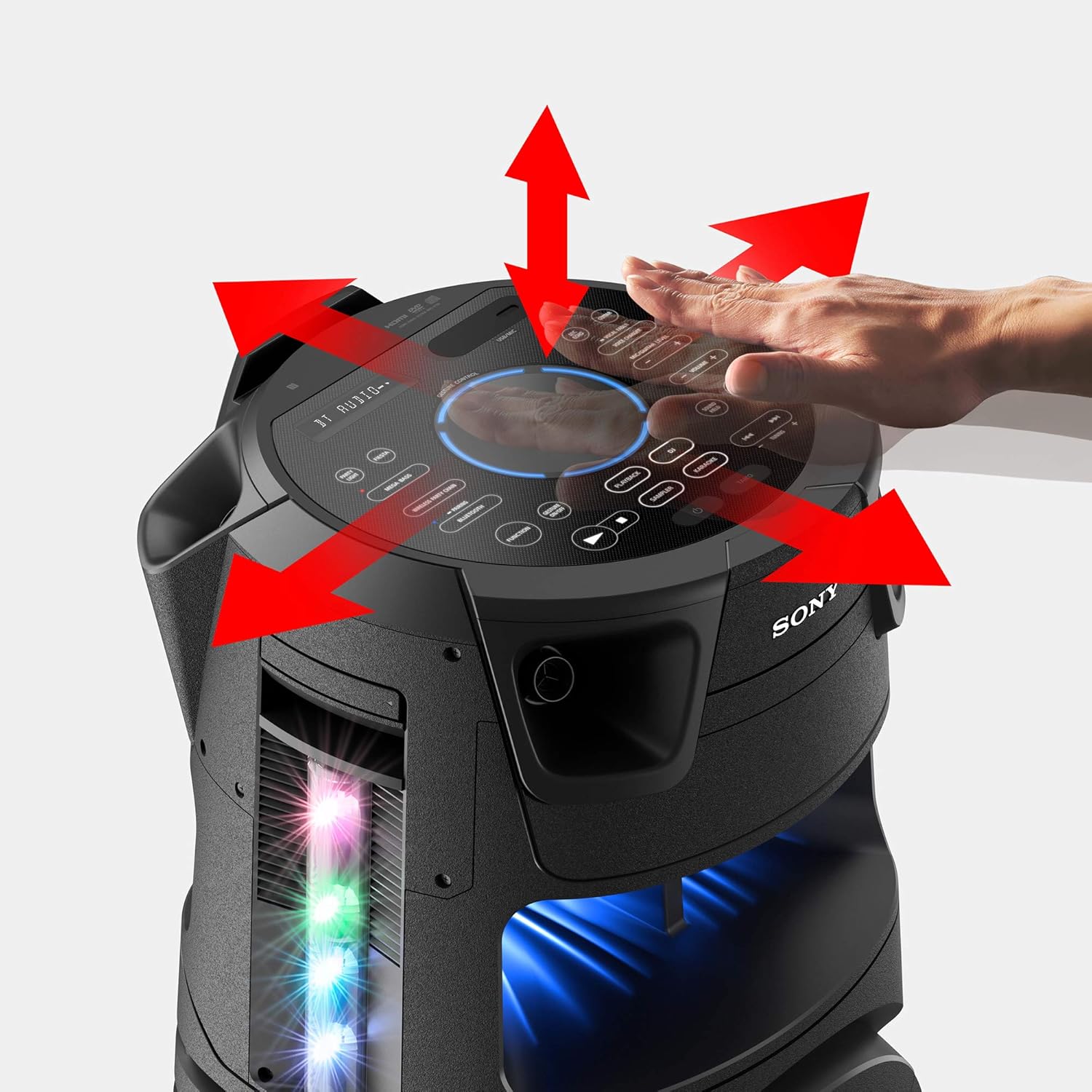 SONY MHC-V73D Wireless Bluetooth Party Speaker (Black) (Open Box / Without Box) - Image 6