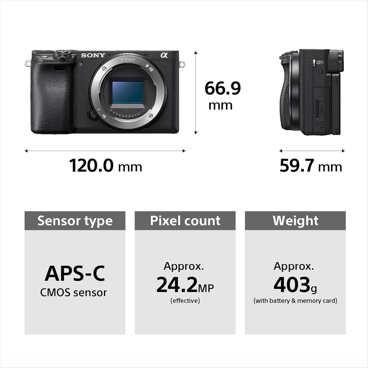 Sony New Alpha ILCE-6400K (Previously ILCE-6400L) with Upgraded SELP1650 (Ver 2) Power Zoom Lens | 24.2MP | APS-C Sensor | Fast Auto Focus | 4K Vlogging Camera | Tiltable LCD – Black - Image 5