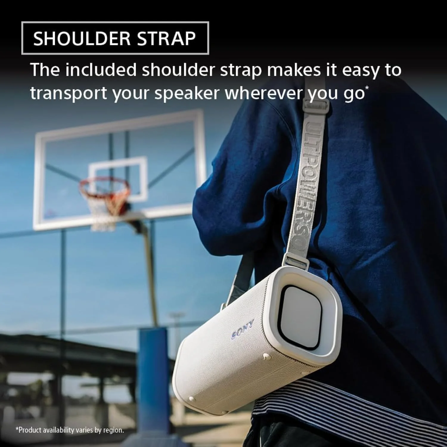 Sony New Launch ULT Field 5 Bluetooth Wireless Speaker with Massive Bass|360° Party Light|25hrs Playtime|IP67|Shoulder Strap|Quick Charge|Built in Powerbank|Party Connect(SRS-ULT50)-OFF White - Image 3