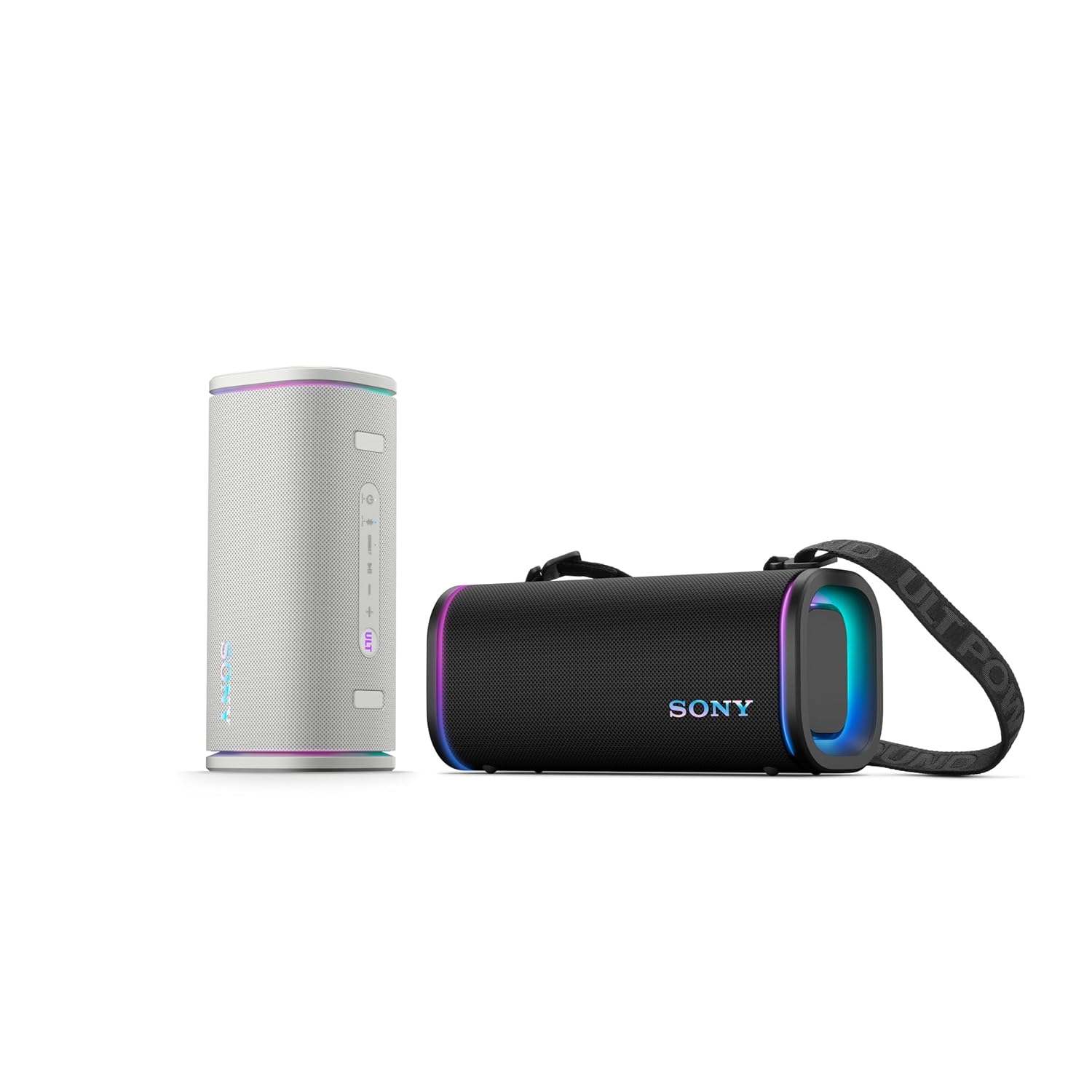 Sony New Launch ULT Field 5 Bluetooth Wireless Speaker with Massive Bass|360° Party Light|25hrs Playtime|IP67|Shoulder Strap|Quick Charge|Built in Powerbank|Party Connect(SRS-ULT50)-OFF White - Image 5