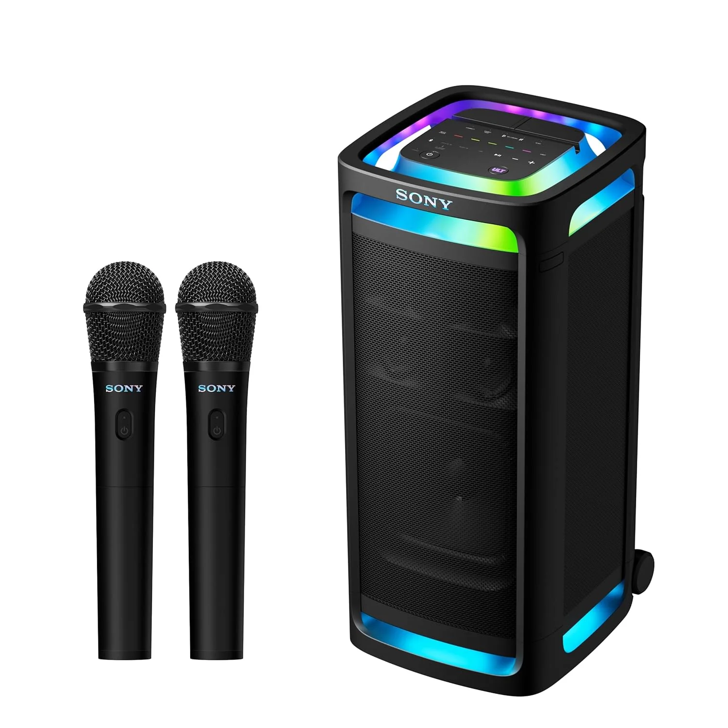 Sony ULT TOWER9(SRS-ULT 900)|Wireless,Bluetooth Party Speaker with Massive Bass,360°Sound&amp;Party Lights,25hr Playtime,Karaoke,TouchPanel,Built in Power Bank,TV Sound Booster,get Wireless Dual ULTMIC1 - Image 7
