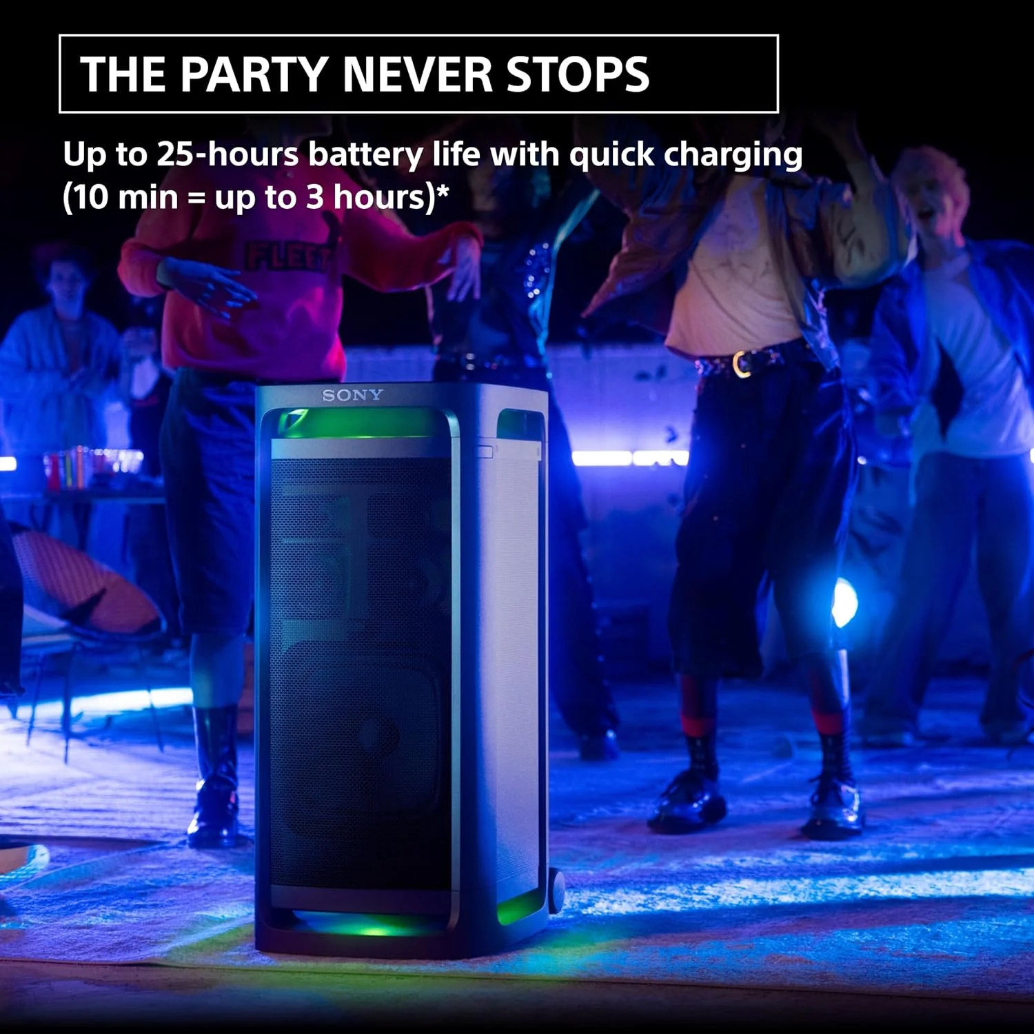 Sony ULT TOWER9(SRS-ULT900AC)|Bluetooth Party Speaker|with Massive Bass,360°Sound&amp;Party Lights,Karaoke,TouchPanel,Built in Power Bank, TV Sound Booster... - Image 2