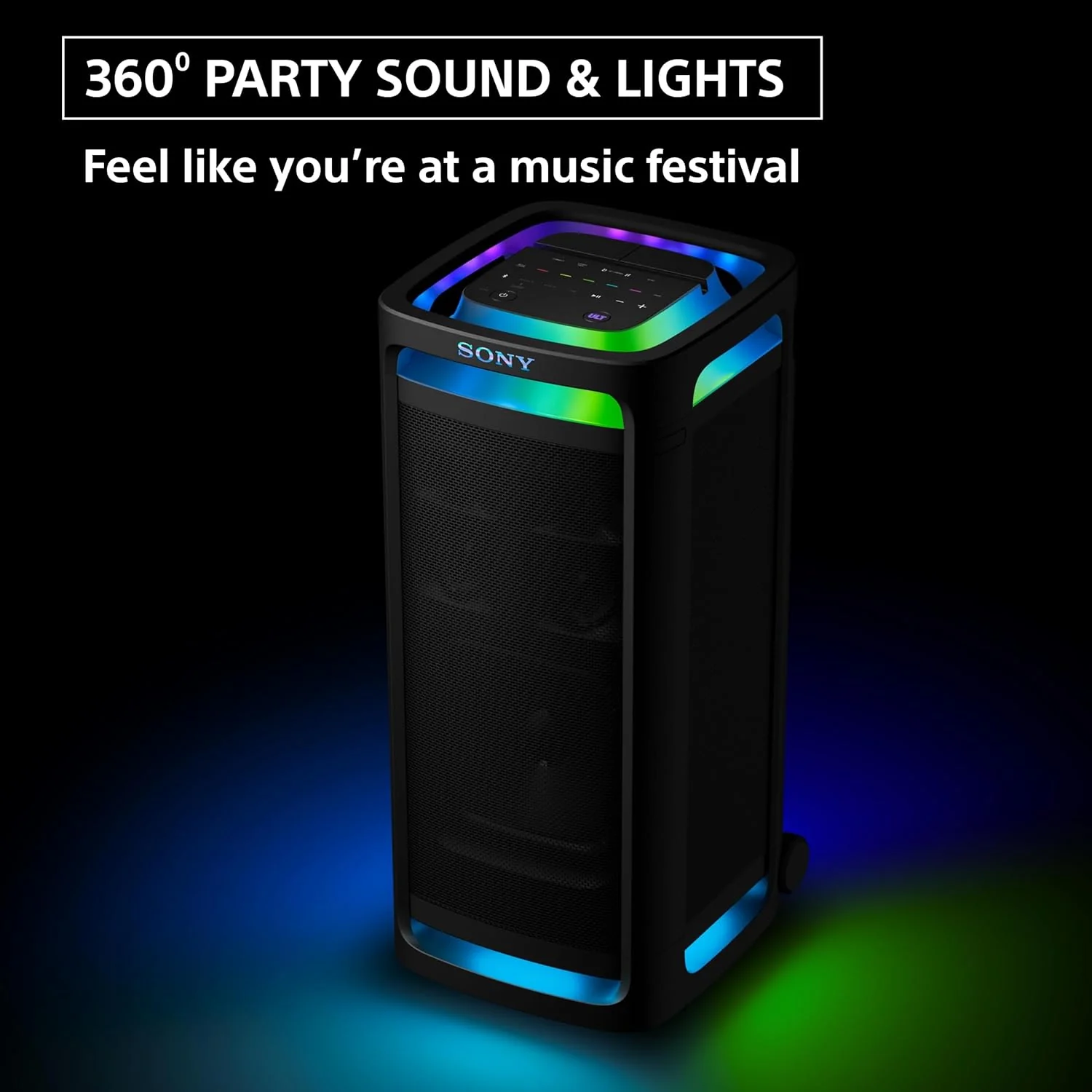Sony ULT TOWER9(SRS-ULT900AC)|Bluetooth Party Speaker|with Massive Bass,360°Sound&amp;Party Lights,Karaoke,TouchPanel,Built in Power Bank, TV Sound Booster... - Image 6