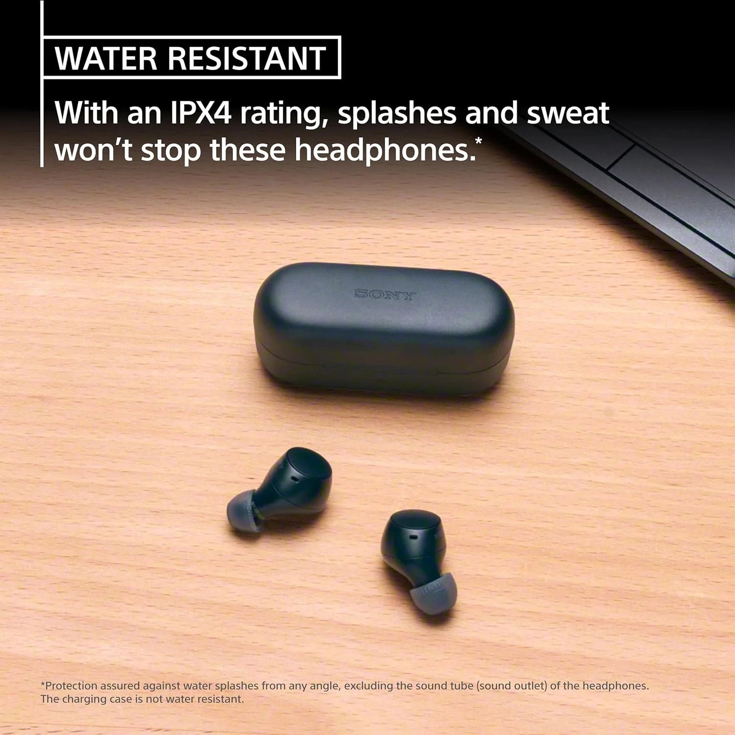 Sony WF-C510 Wireless Bluetooth Earbuds with Mic, TWS, in Ear, Ambient Sound Mode, Small and Comfortable, IPX4, Quick Charge, Multipoint Connectivity, Customized EQ, Up to 22 Hours Battery- Black - Image 2