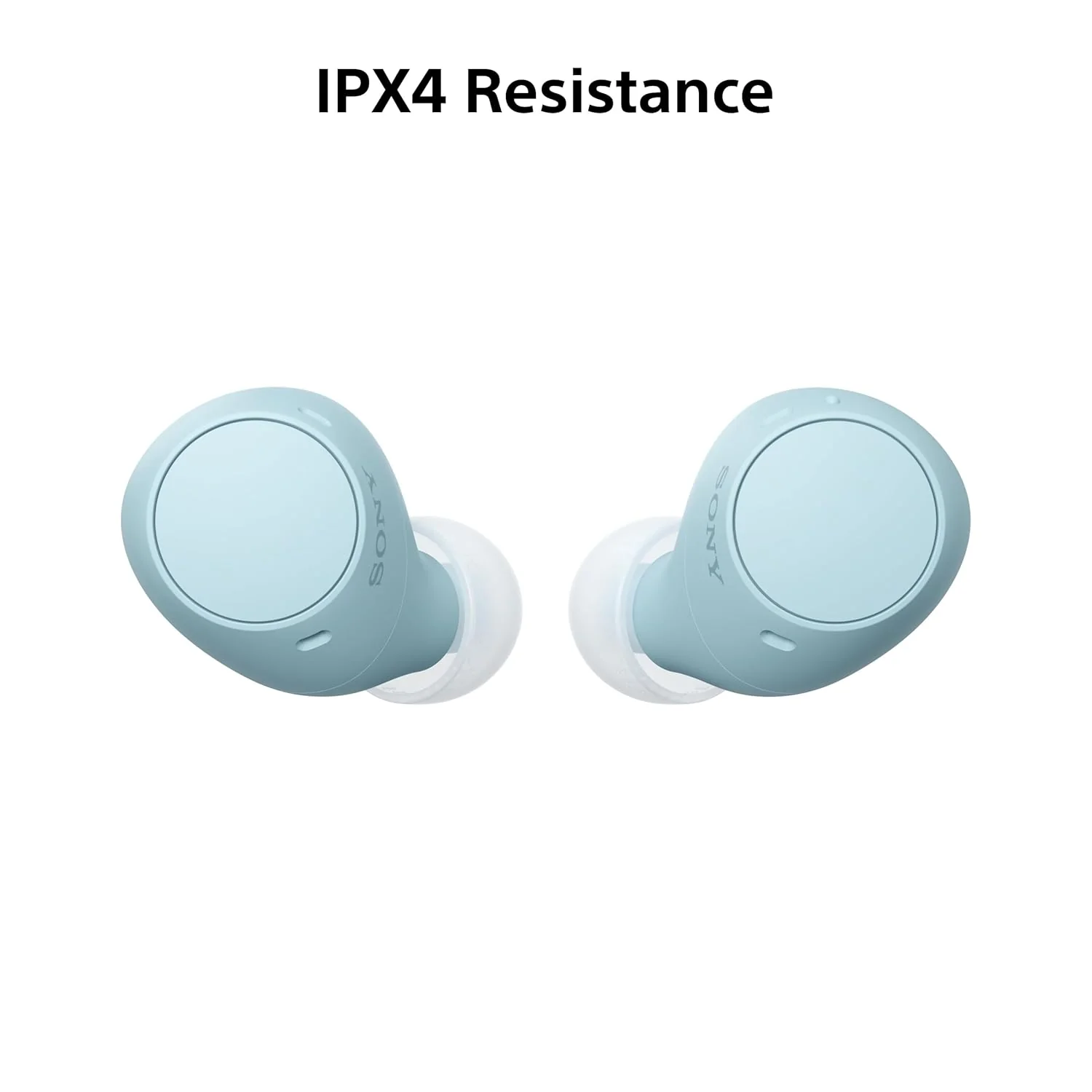 Sony WF-C510 Wireless Bluetooth Earbuds with Mic, TWS, in Ear, Ambient Sound Mode, Small and Comfortable, IPX4, Quick Charge, Multipoint Connectivity, Customized EQ, Up to 22 Hours Battery- Blue - Image 3