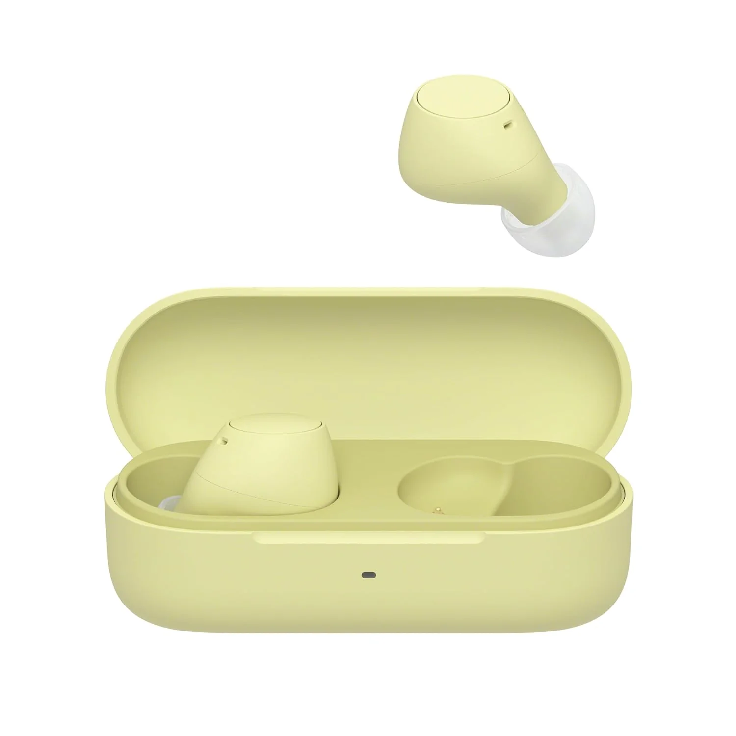 Sony WF-C510 Wireless Bluetooth Earbuds with Mic, TWS, in Ear, Ambient Sound Mode, Small and Comfortable, IPX4, Quick Charge, Multipoint Connectivity, Customized EQ, Up to 22 Hours Battery- Yellow - Image 3
