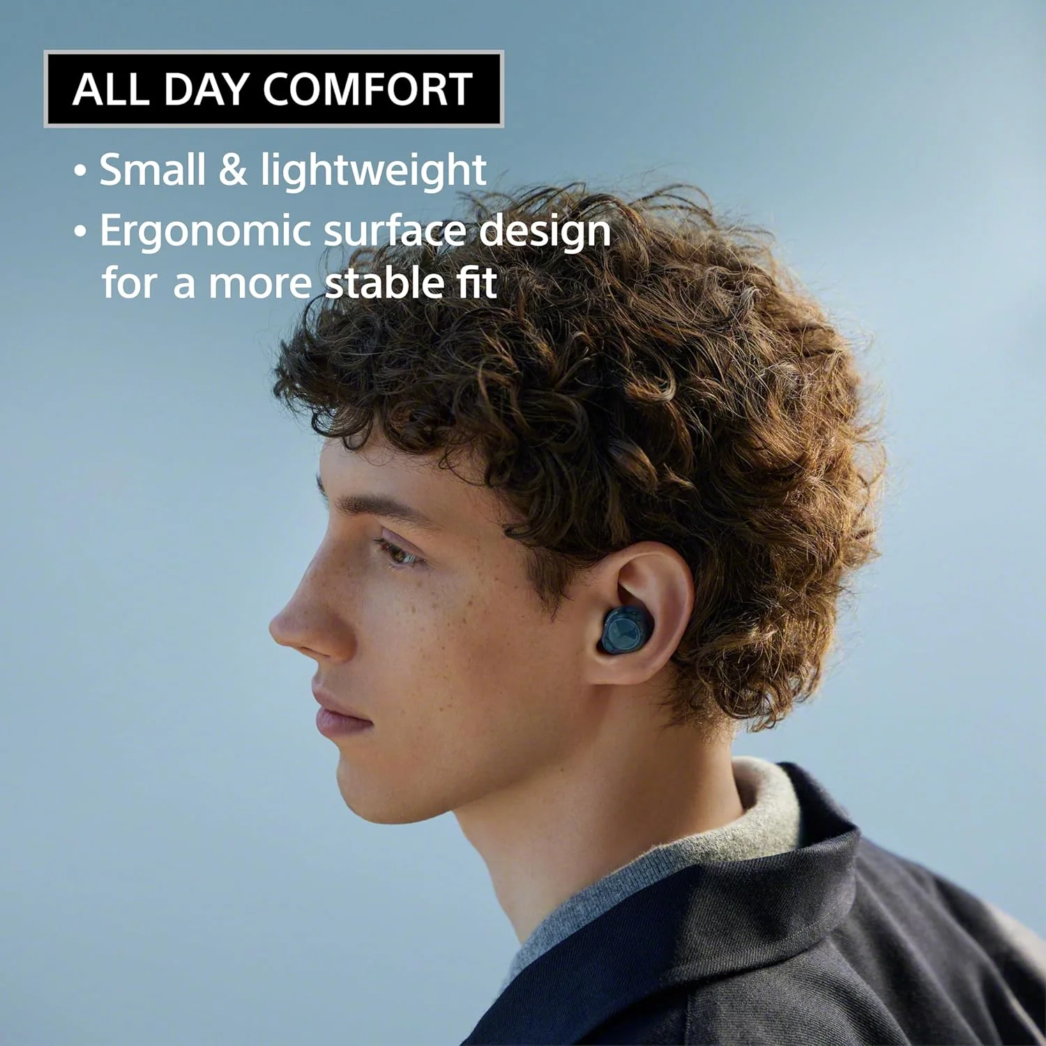 Sony WF-C710N | Dual Noise Cancellation Wireless Bluetooth in Ear Earbuds | AI Call Quality | 40Hrs Battery W/O ANC | 30Hrs Battery with ANC - Blue - Image 2