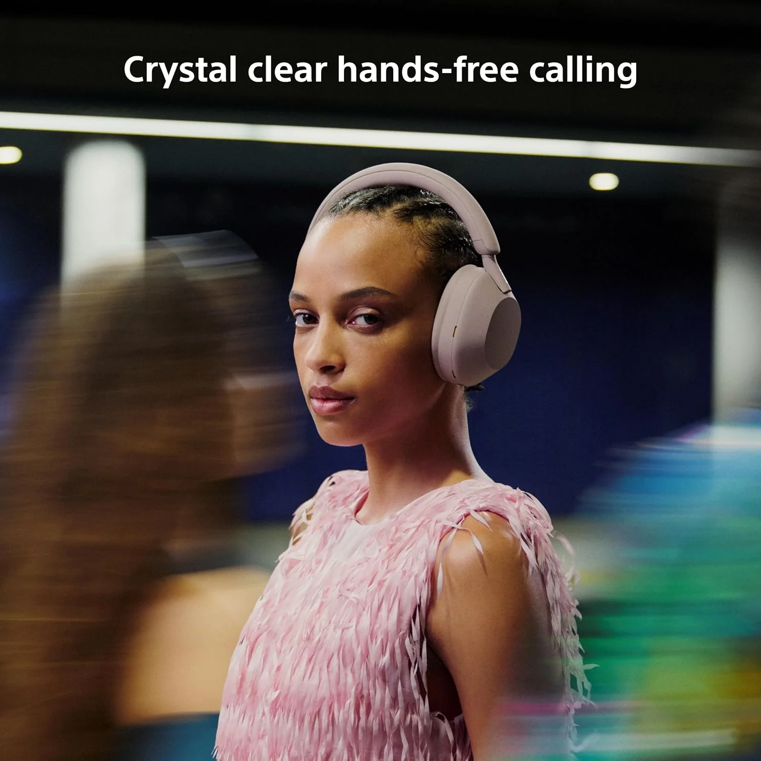 Sony WH-1000XM5 Best Active Noise Cancelling Wireless Bluetooth Over Ear Headphones with Mic for Clear Calling,Battery Life 30 Hours-Smoky Pink - Image 4