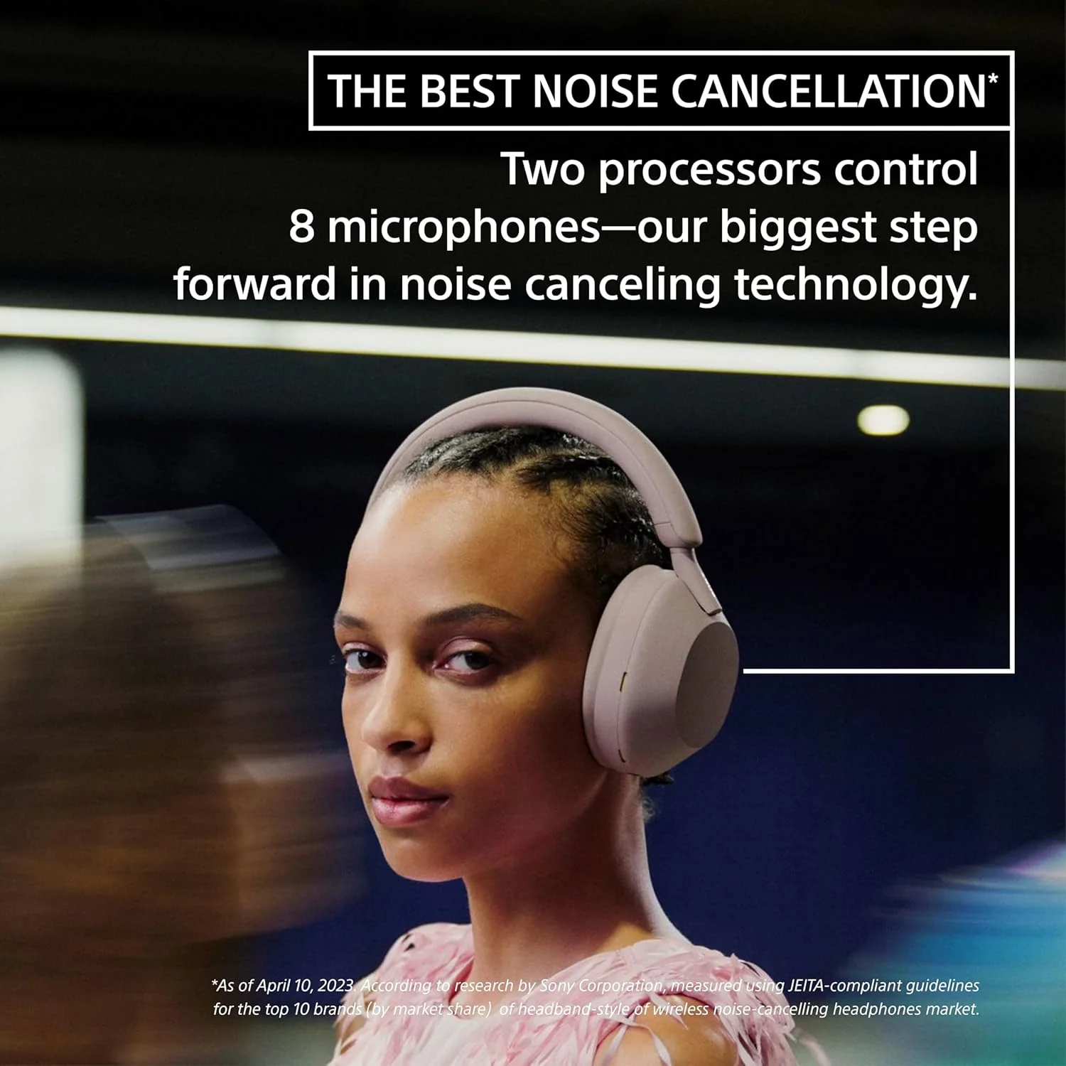 Sony WH-1000XM5 Best Active Noise Cancelling Wireless Bluetooth Over Ear Headphones with Mic for Clear Calling, up to 40 Hours Battery -Black - Image 10