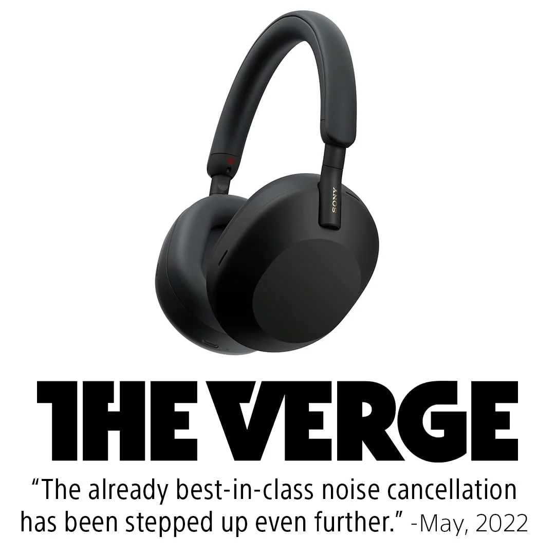 Sony WH-1000XM5 Best Active Noise Cancelling Wireless Bluetooth Over Ear Headphones with Mic for Clear Calling, up to 40 Hours Battery -Black - Image 3