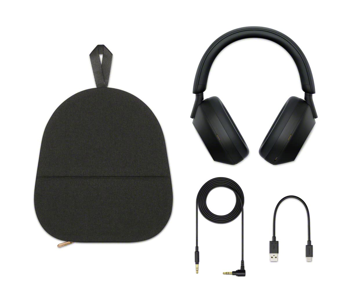 Sony WH-1000XM5 Best Active Noise Cancelling Wireless Bluetooth Over Ear Headphones with Mic for Clear Calling, up to 40 Hours Battery -Black - Image 4