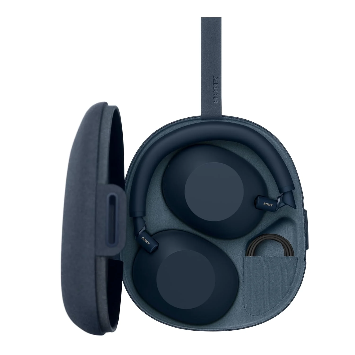 Sony WH-1000XM6 The Best Wireless Noise Canceling Headphones, HD NC Processor QN3, 12 Microphones, Adaptive NC Optimizer, Mastered by Engineers, Studio-Quality- Midnight Blue - Image 6
