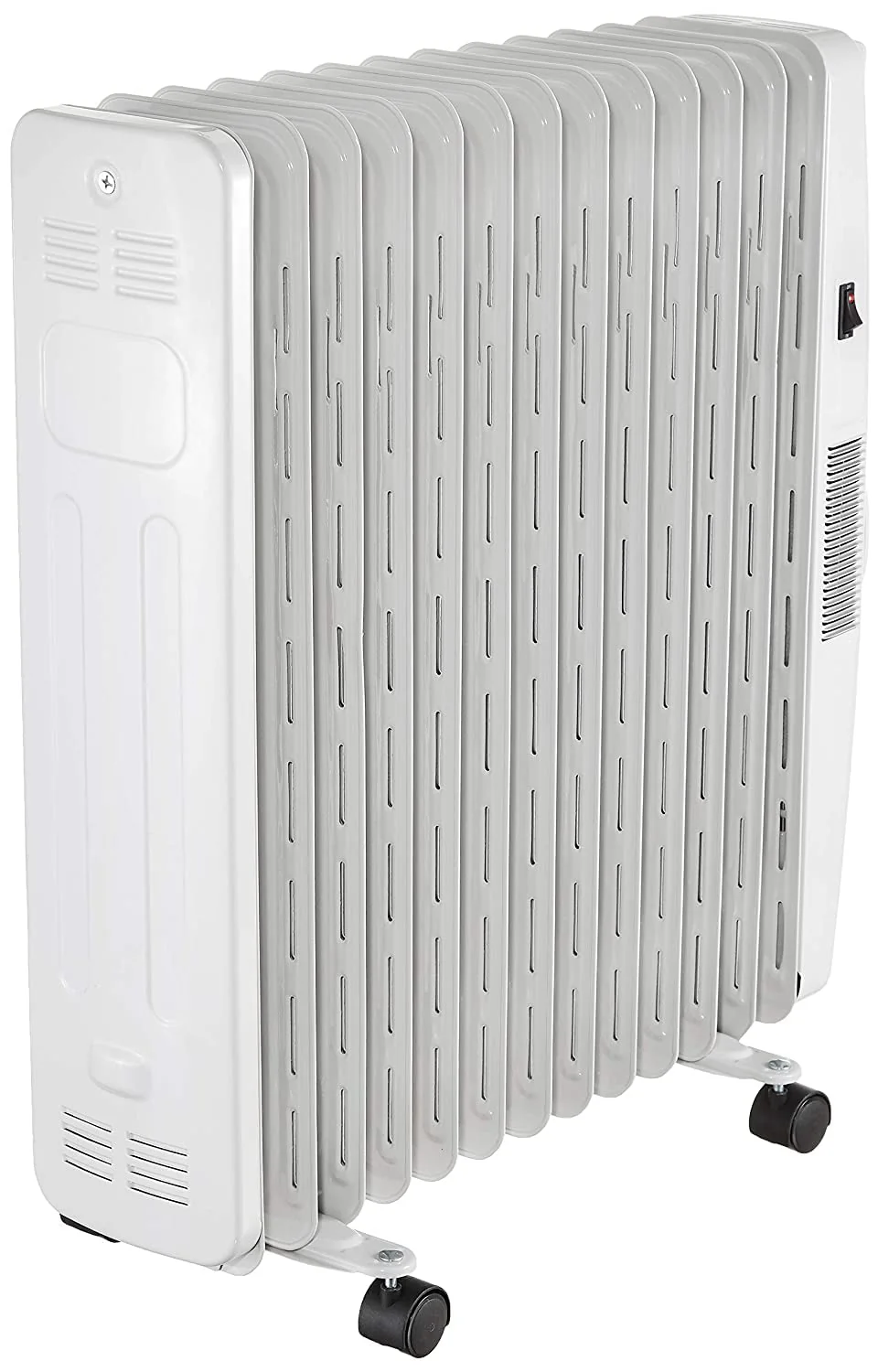 Usha 3809F PTC 2000 Watts Oil Filled Radiator Room Heater (White) - Image 2