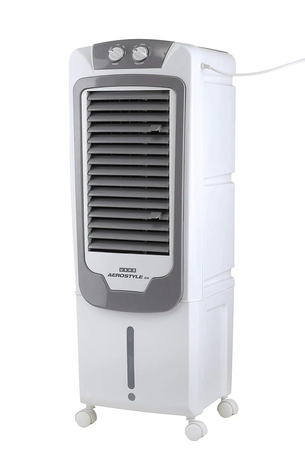 USHA Aerostyle Electronic 25L Tower Air Cooler (25AST1) – 1400 m³/h Air Delivery, 6m Air Throw, Remote Control, Honeycomb Pads, Ice Chamber & Humidity Control - Image 3